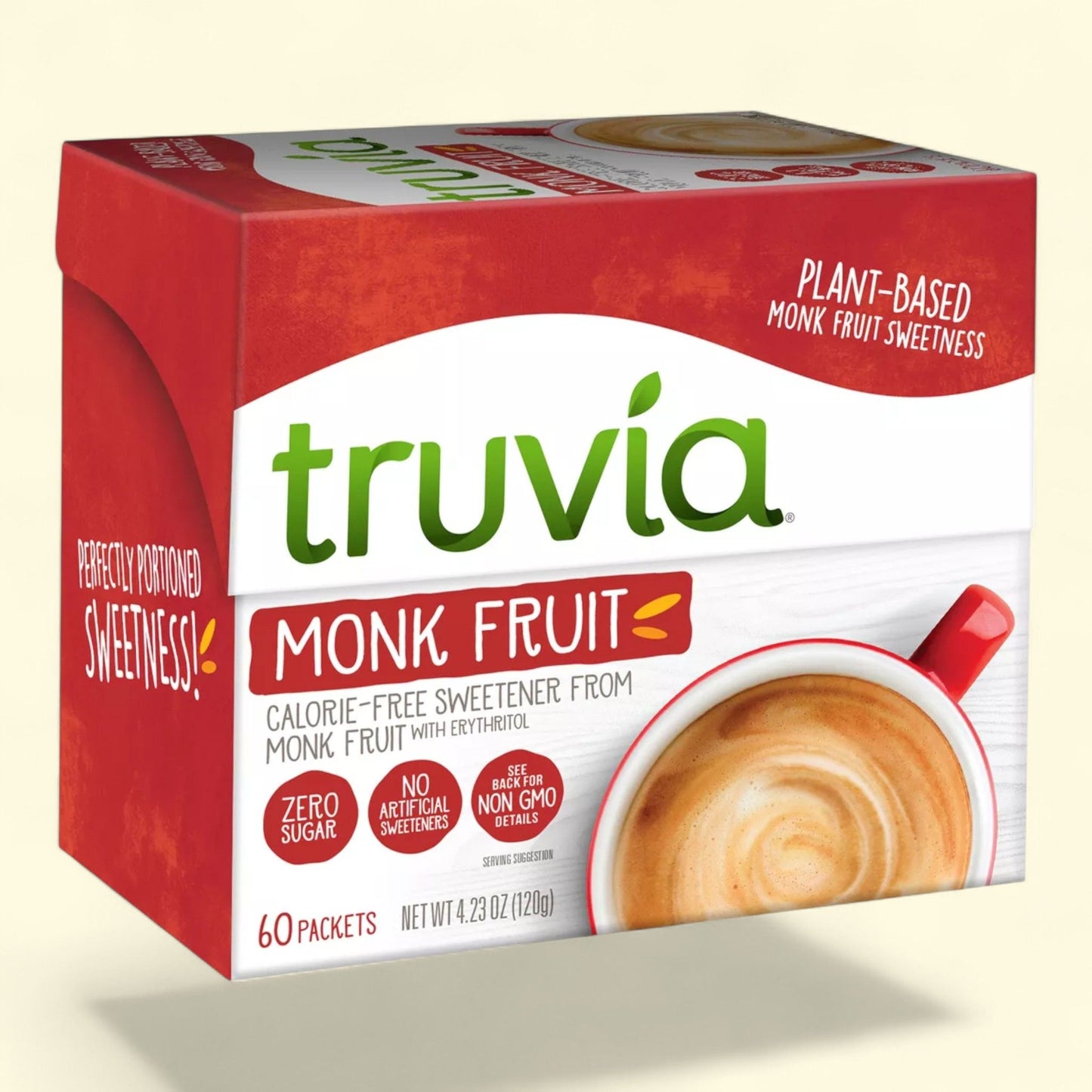 Truvia Monk Fruit Packets, 4.23oz