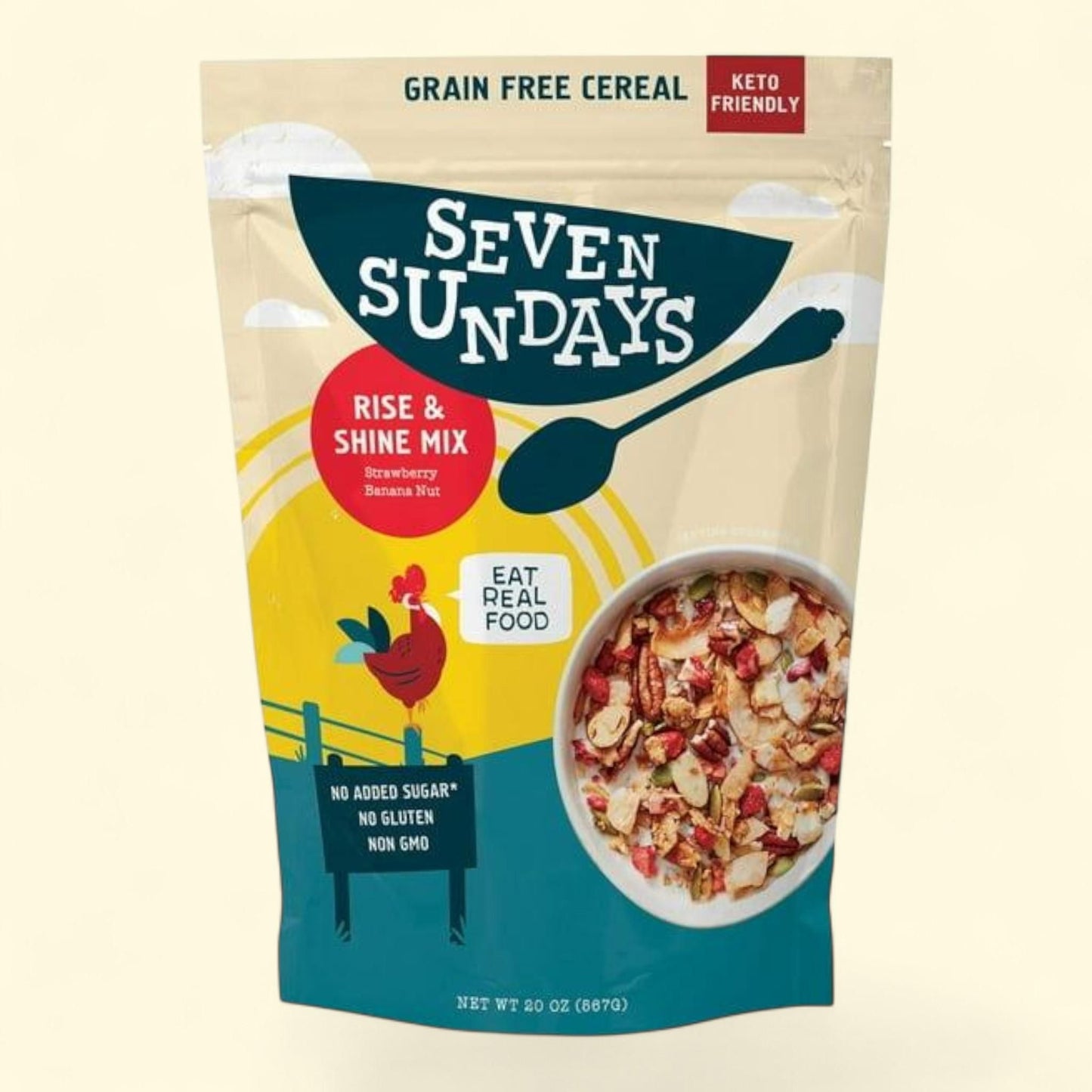 Seven Sundays Rise and Shine Granola Cereal, 20 oz.