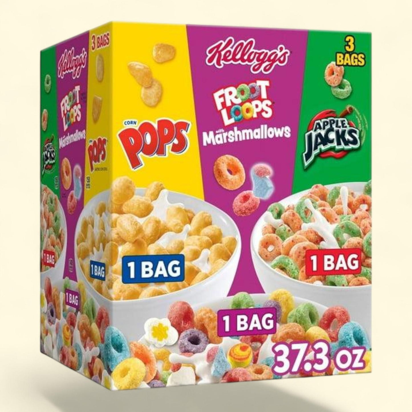 Kellogg's Cereal, Variety Pack, 37.3 oz.