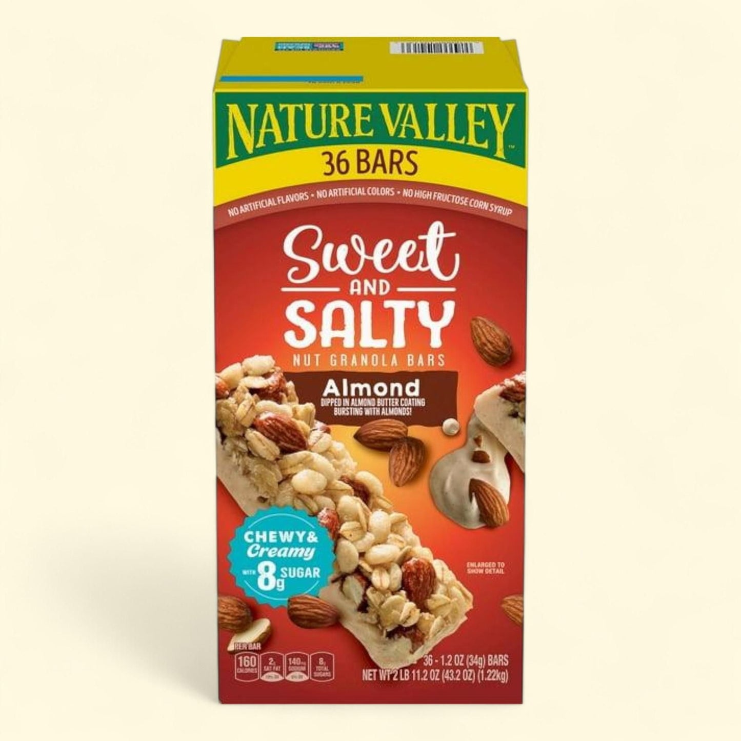 Nature Valley Granola Bars, Sweet and Salty Nut Almond, 36 ct.