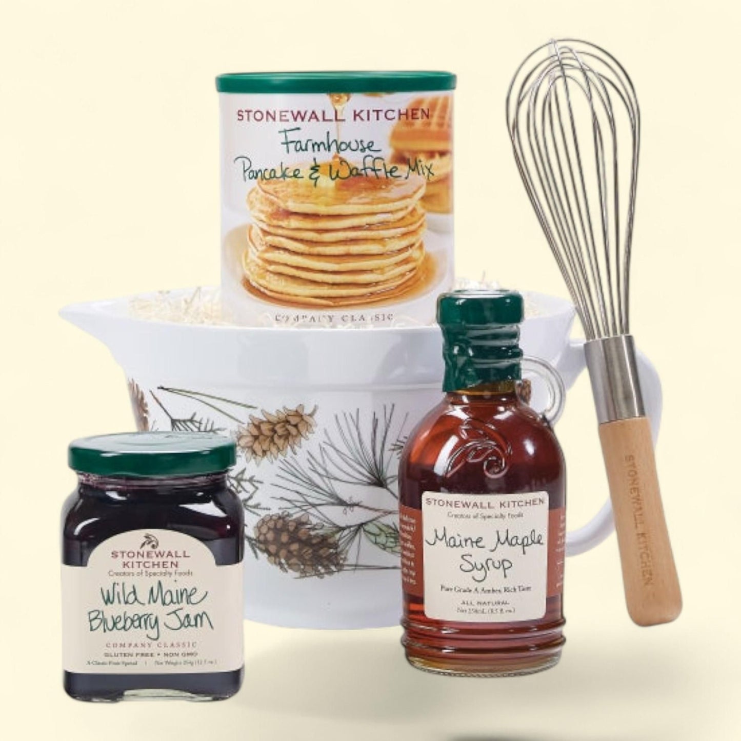 Stonewall Kitchen New England Morning Batter Bowl Gift Set