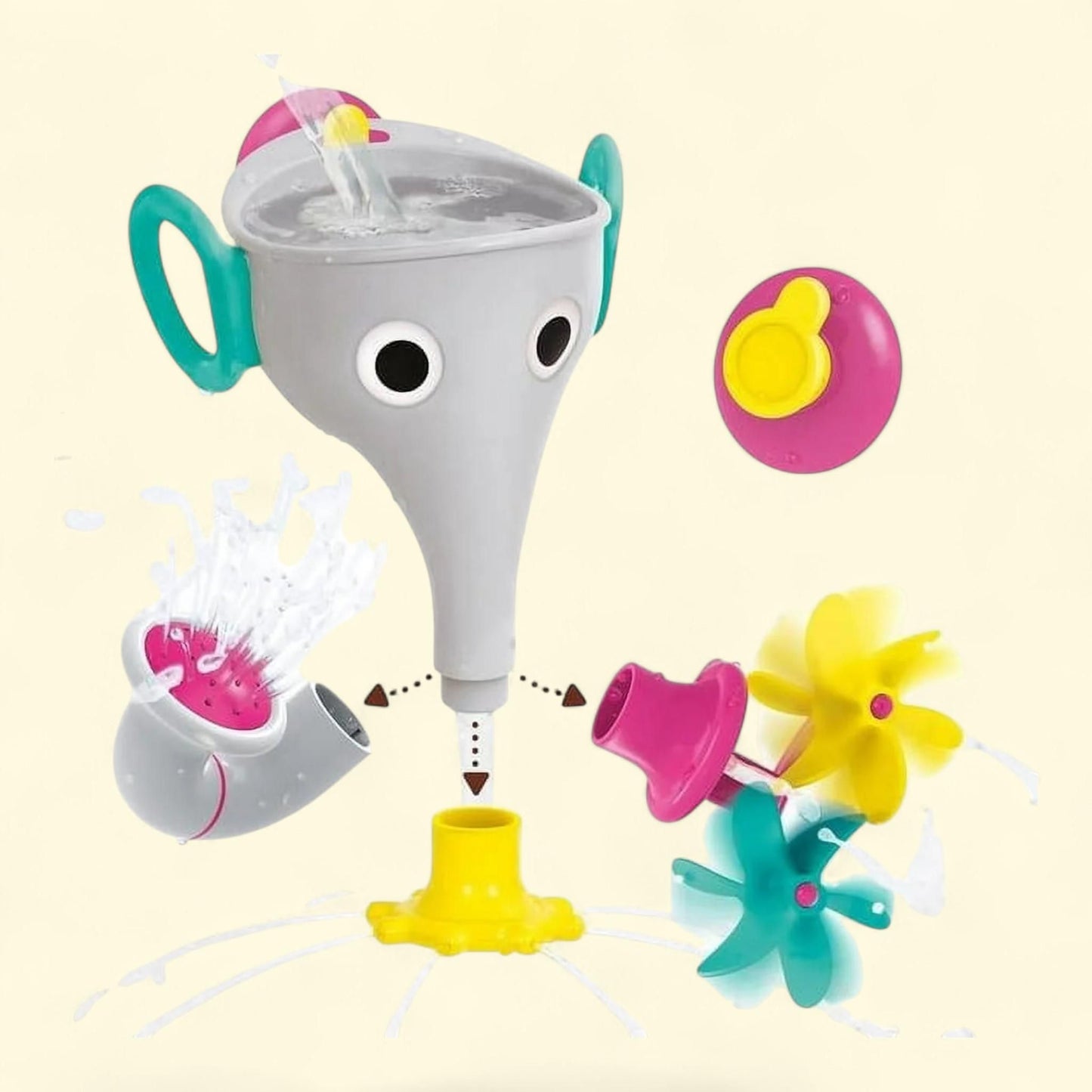 Jouet de bain Yookidoo FunEleFun, à partir de 18 mois