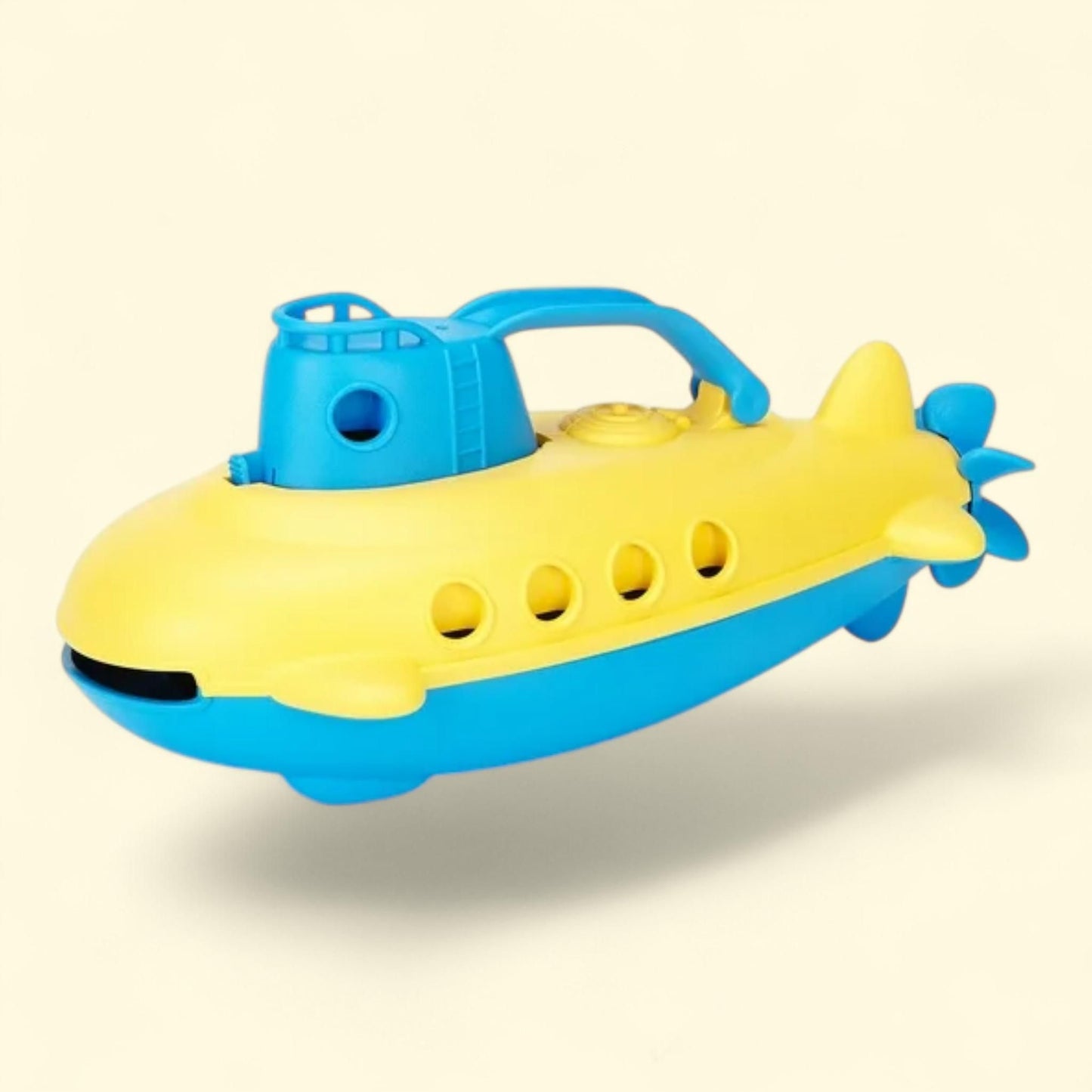 Green Toys: My First Submarine, Blue & Yellow, Floating Watercraft Toy, 6mo+