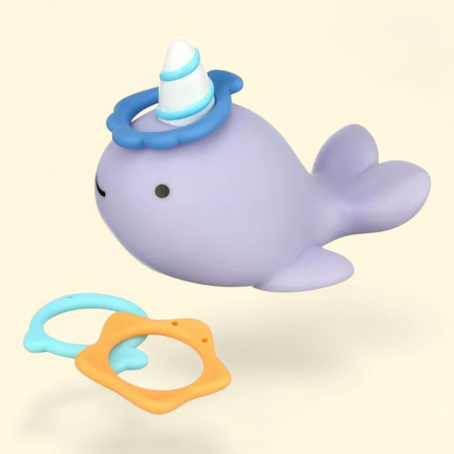 Jouet de bain Skip Hop, Zoo Narwhal Ring Toss, taille unique ? Jouet de bain Skip Hop, Zoo Narwhal Ring Toss, 1 pièce