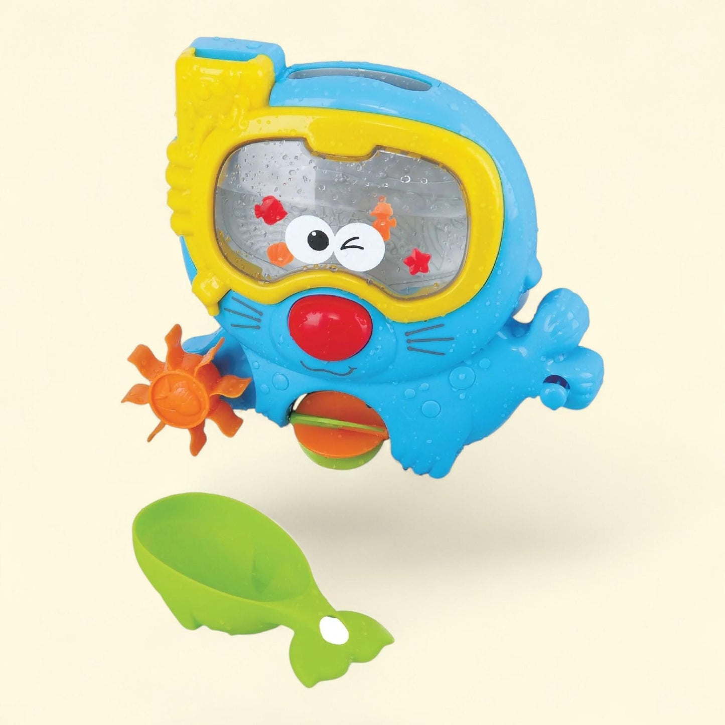 Kidoozie Splish 'n Splash : le phoque rigolo, jouet pour le bain, à partir de 12 mois