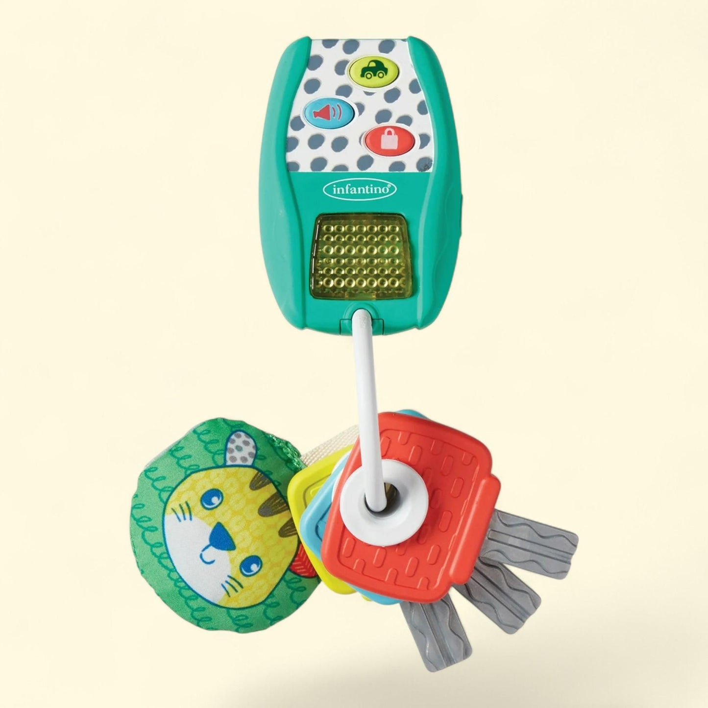 Infantino Busy Play Key Teether Set, 6-12 Months, Multicolor