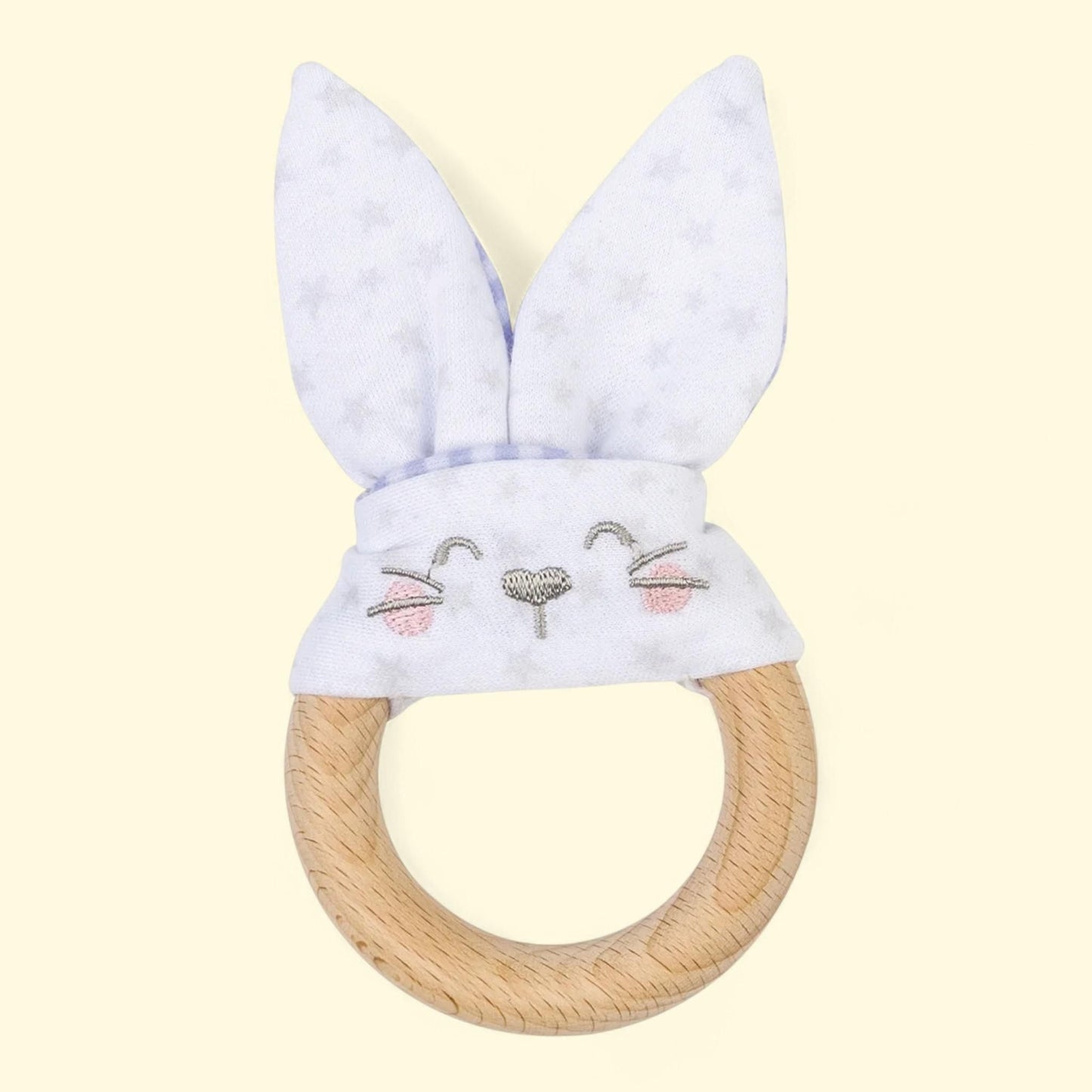 SARO Bunny Teether, Blue, 1 count