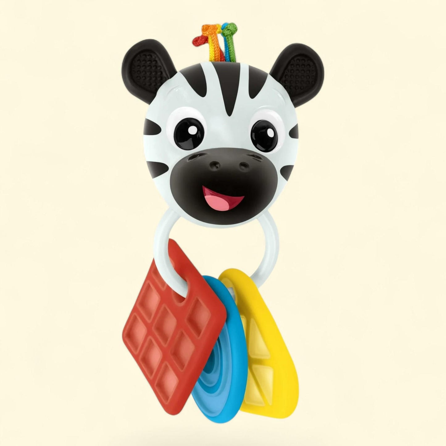 Baby Einstein Shake-a-Shape Zen Teether Toy, 3+ Months