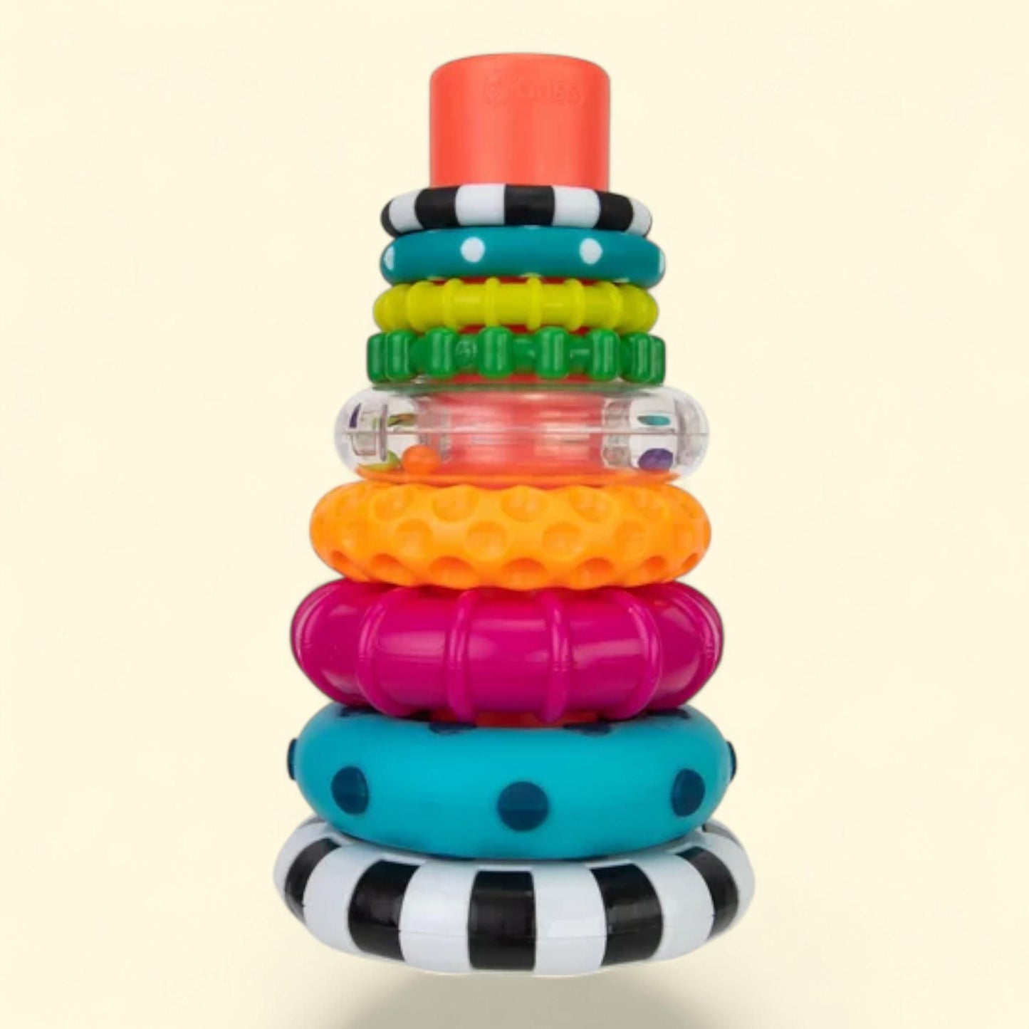 Sassy Stacks of Circles Stacking Ring, 9 Piece Set, Ages 6 Months and Up