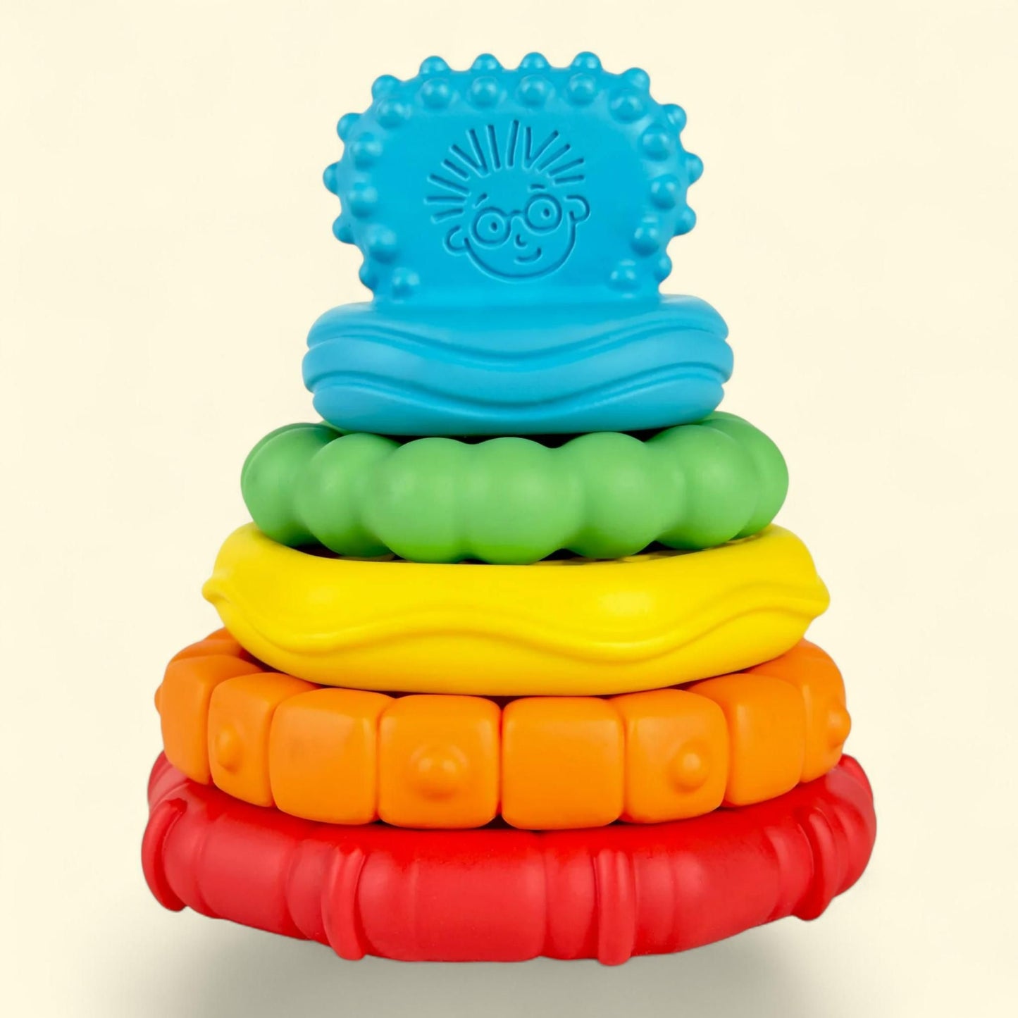 Baby Einstein Stack & Teethe Teether Toy Set, 5-Piece, Ages 3 Months+