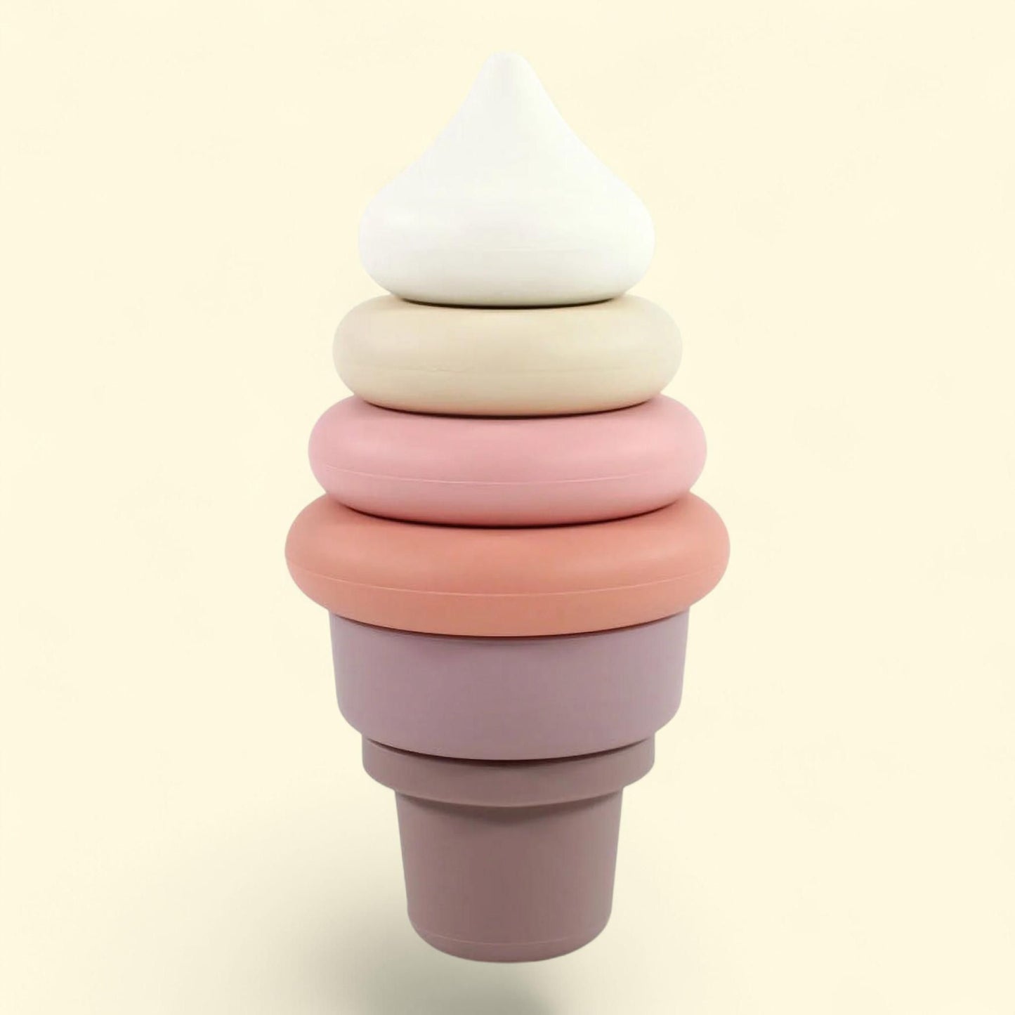 Hudson Baby Stacking Toy, Ice Cream, 6 ct