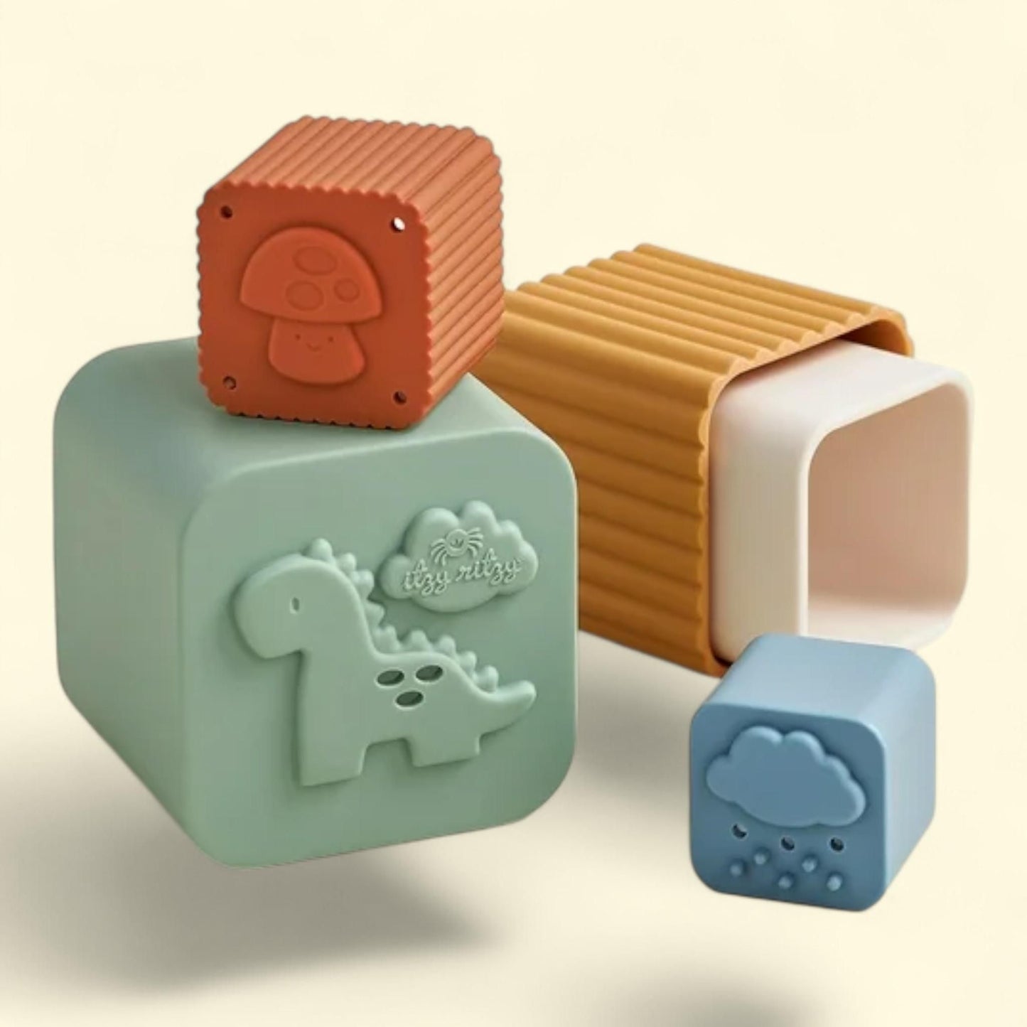 Itzy Ritzy Itzy Sprinkle™ Set of 5 Nesting and Stacking Cups, Size: Set of 5