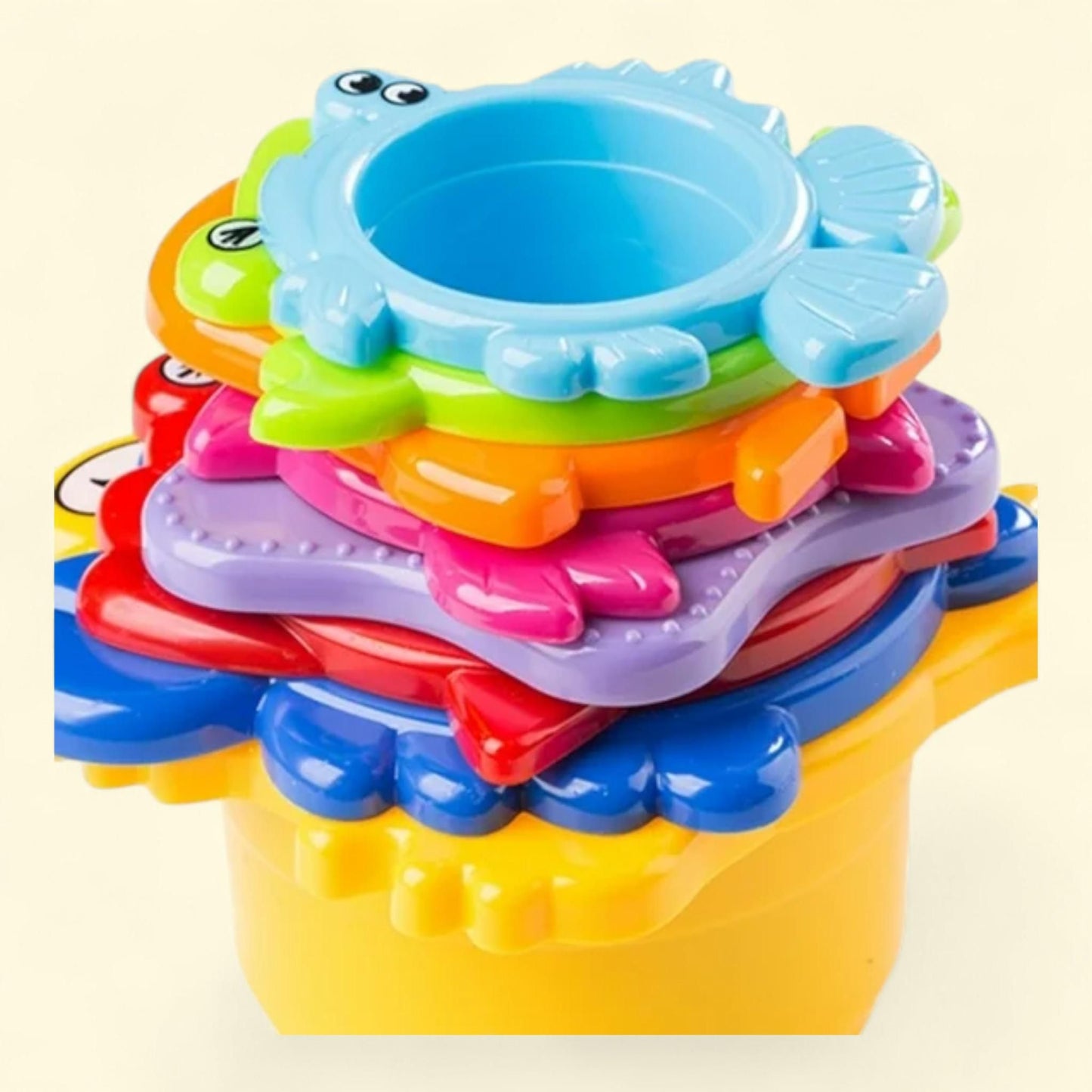 Baby Bath Toy, Beach Stacking Cups, 8 pcs