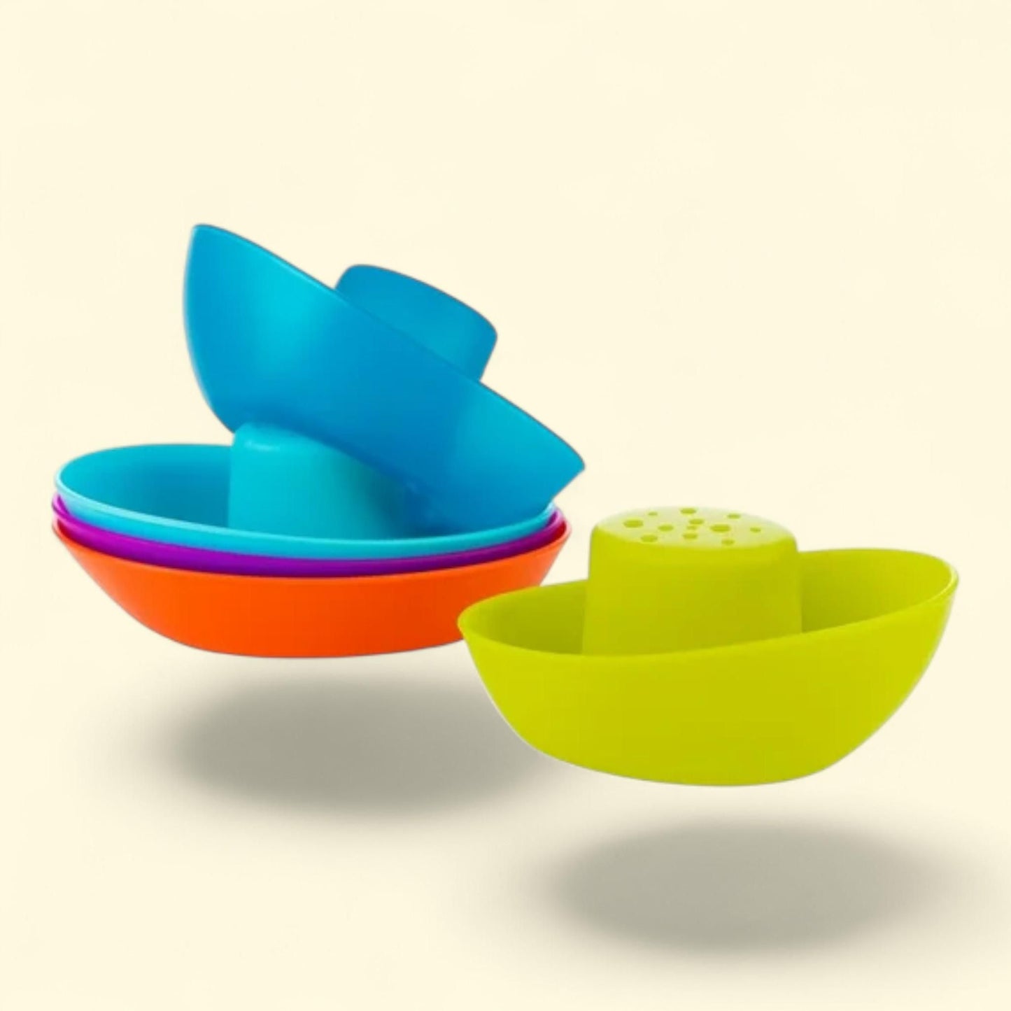 Boon Fleet Stacking Boats Bath Toys, 5 Pack — authentic US product shipped worldwide by Treatspree