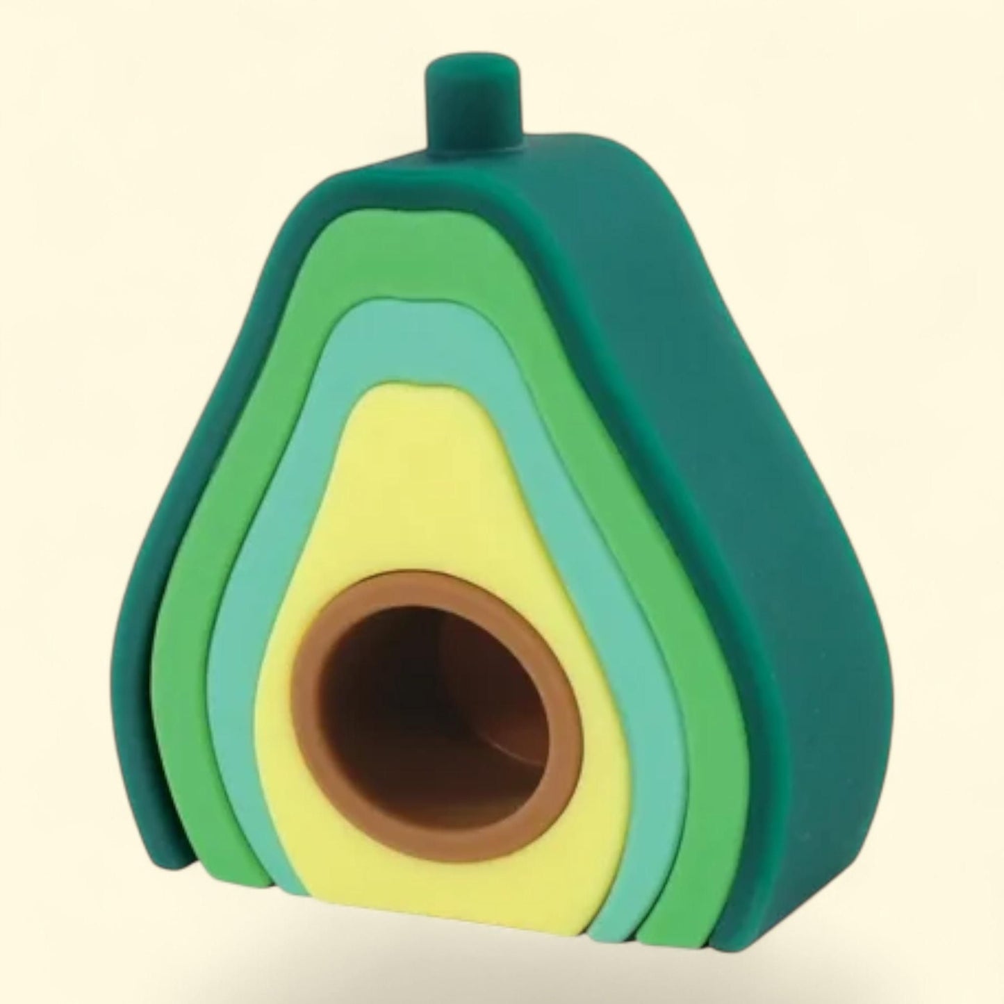Hudson Baby Silicone Toy Arches, Avocado, 5 ct