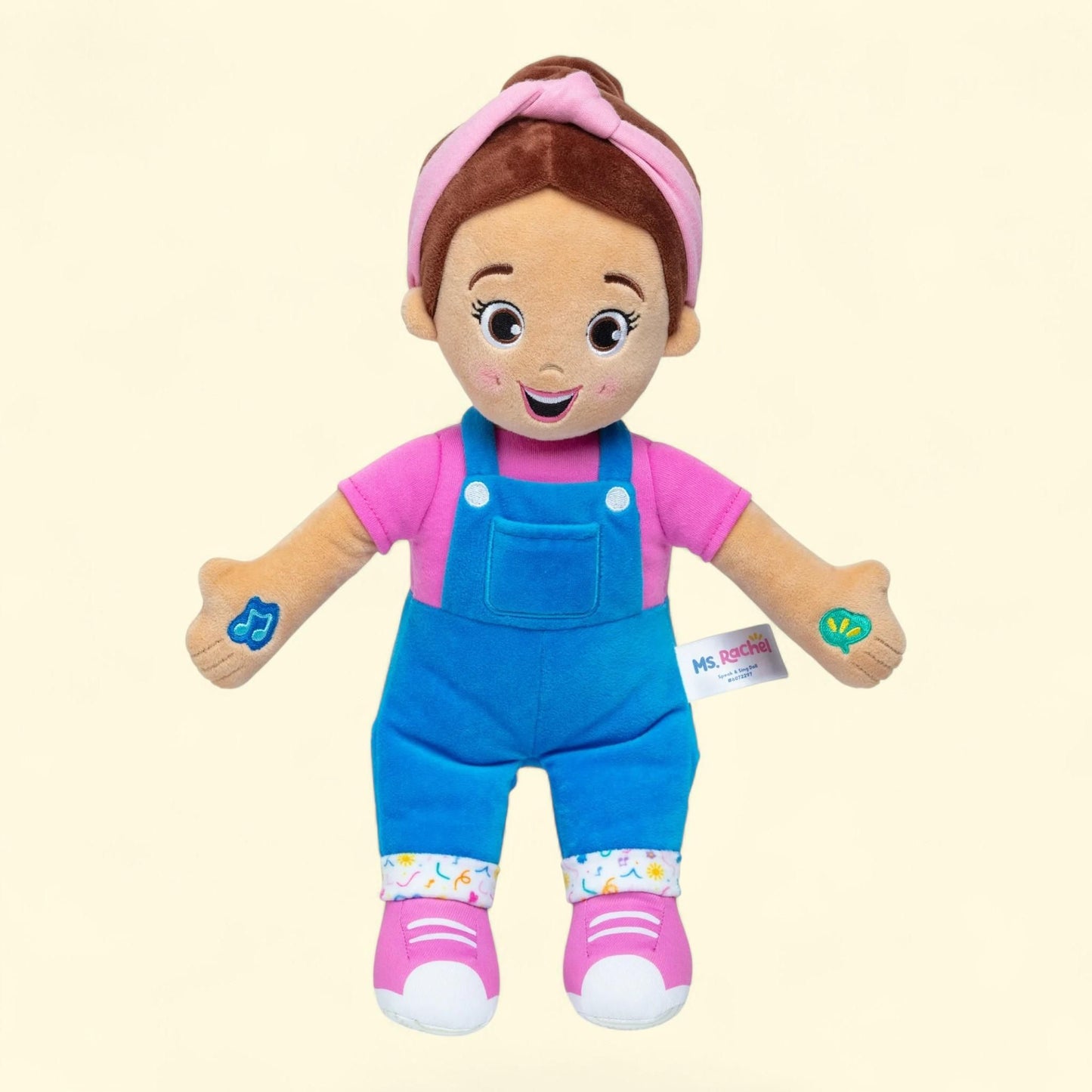 Ms. Rachel Speak & Sing 16-Inch Plush Doll, Ages 6 Months to 3+ Years