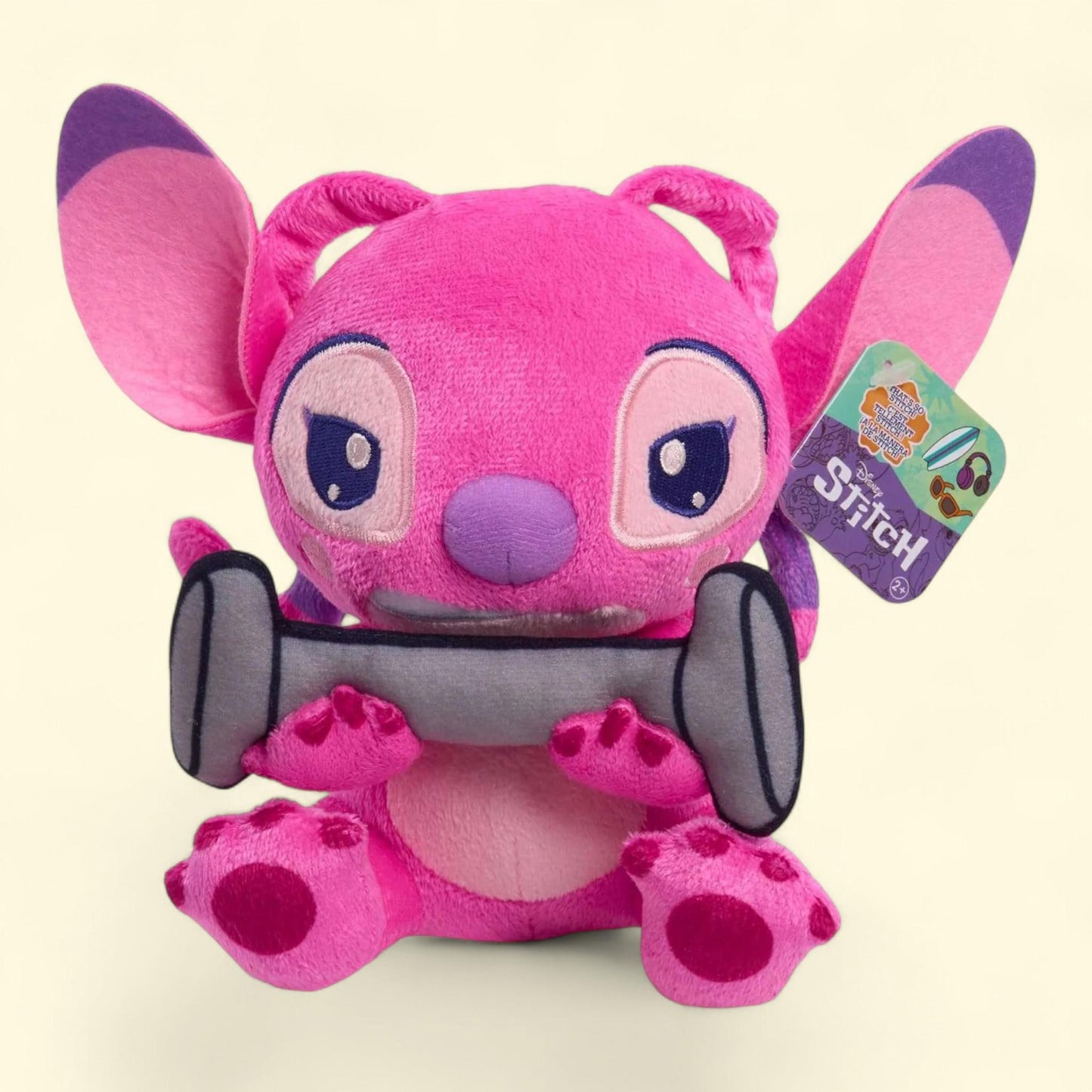 Disney Angel Plush, Barbell, 1 count