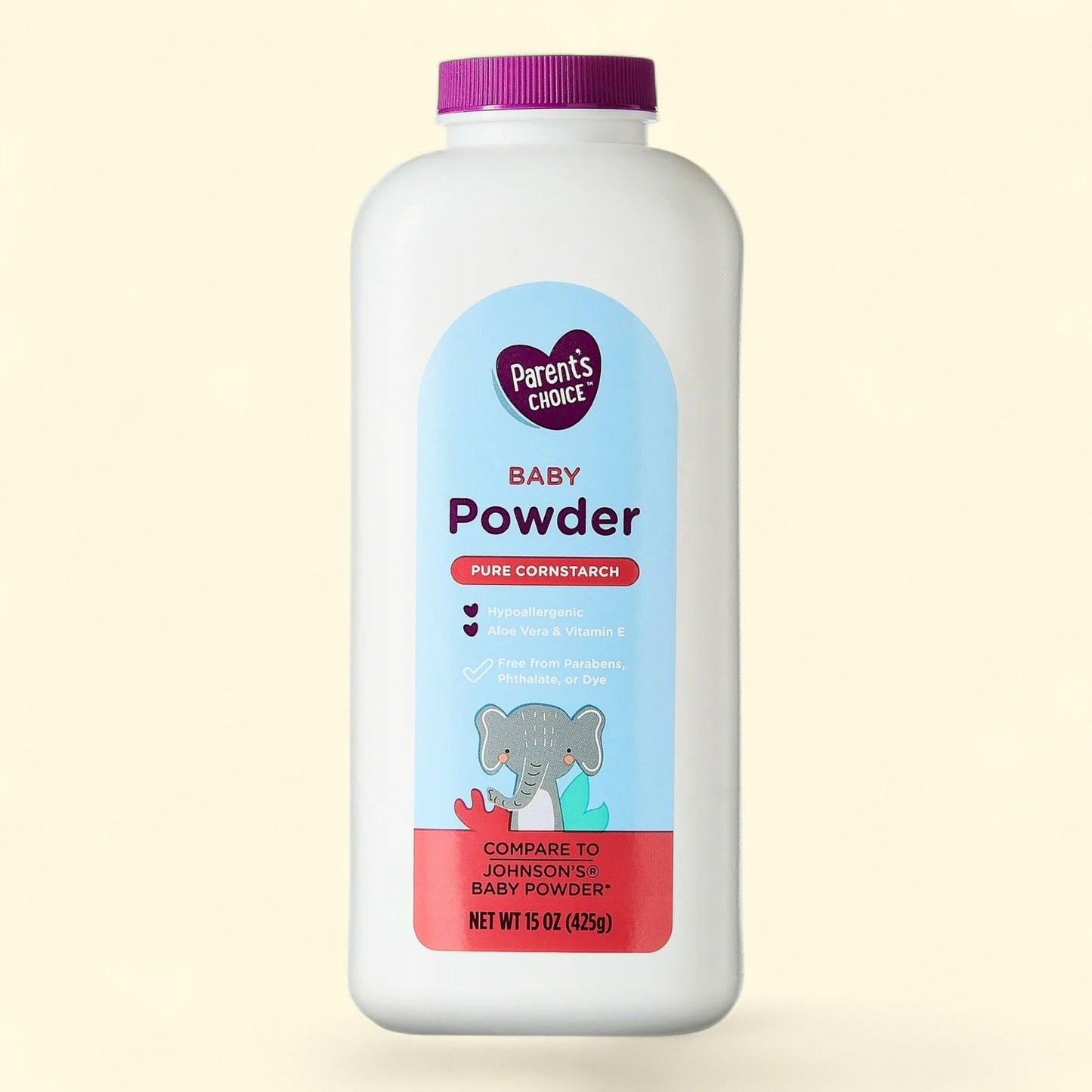 Parent's Choice Baby Powder, 15 oz