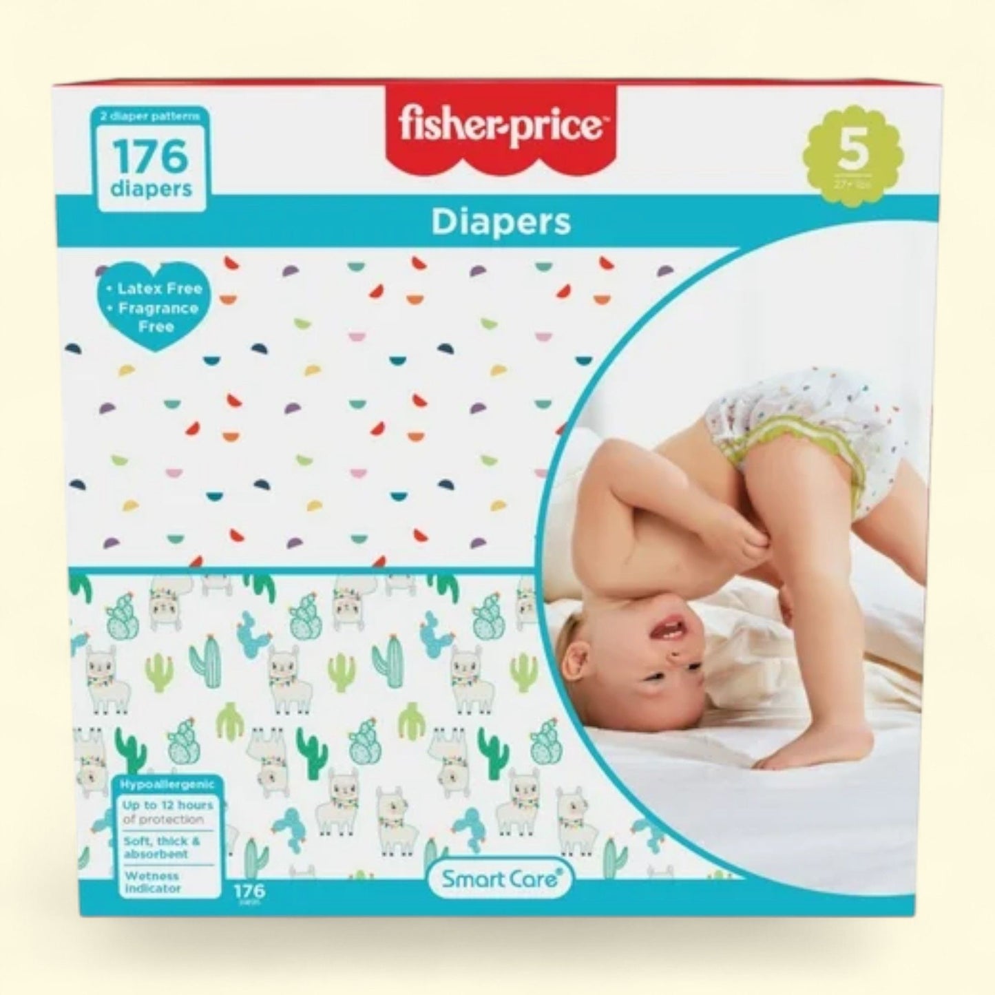 Fisher-Price Size 5 Diapers, 176 Ct
