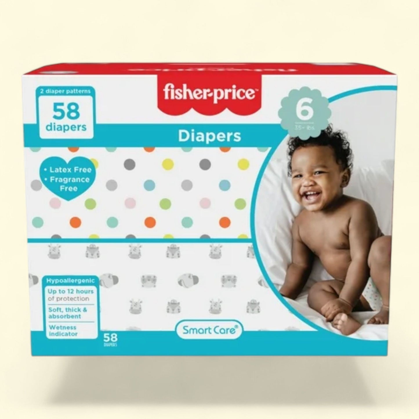 Fisher-Price Diapers, Size 6, 58 Ct