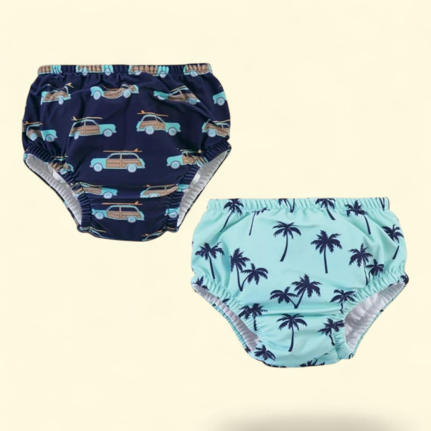 Hudson Baby Swim Diapers, Palm Trees, 12-18 Months