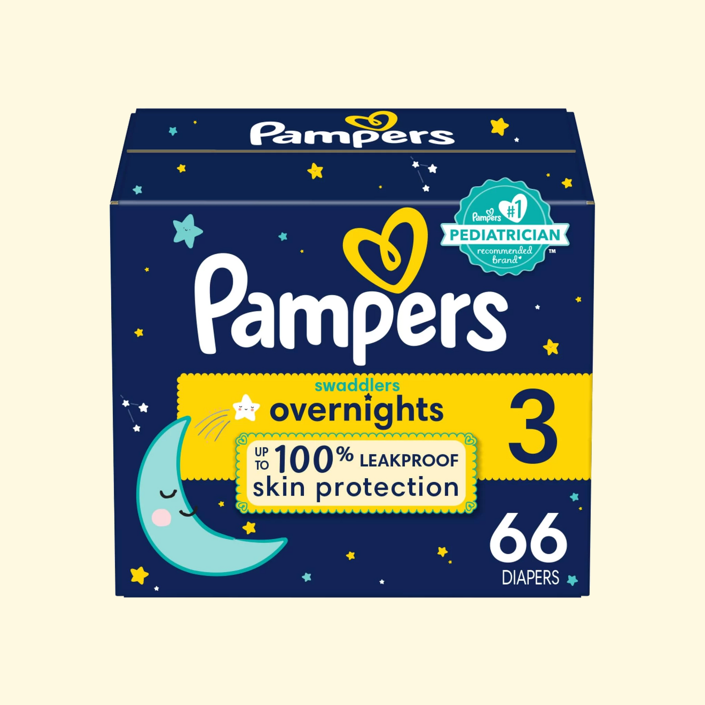 Pampers Swaddlers Baby Diapers Size 3, 66 Count