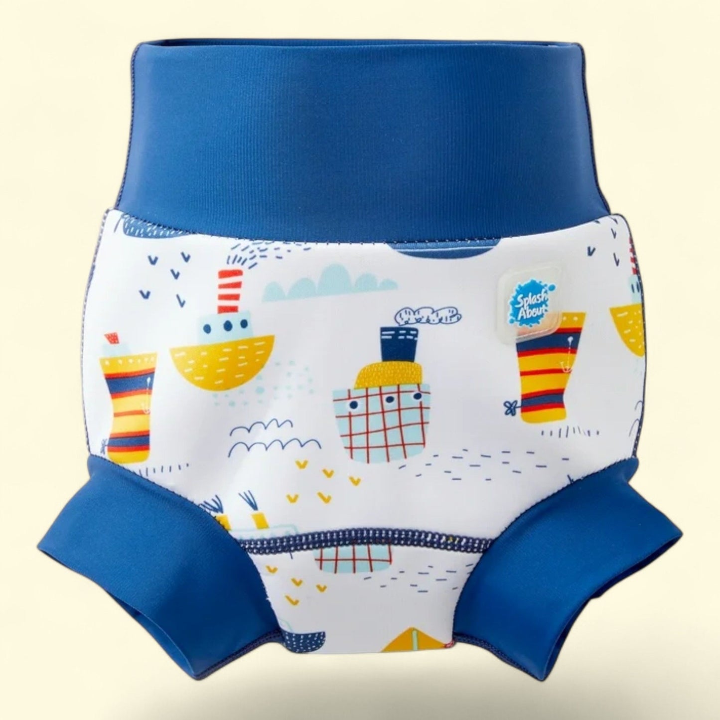 Splash About Happy Nappy Reusable Swim Diaper, Tug Boats, 2-3 Years