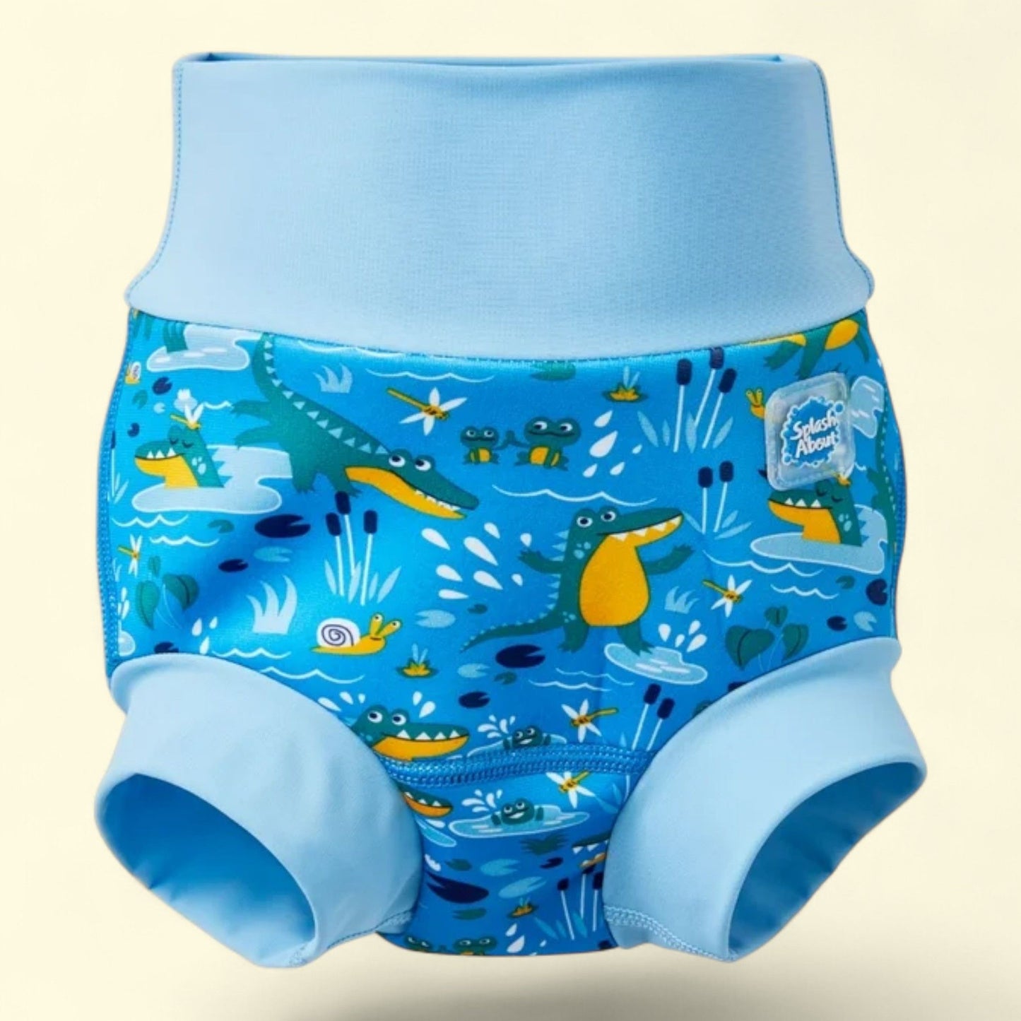 Splash About Happy Nappy Reusable Swim Diaper, Crocodile Swamp, 0-3 Months