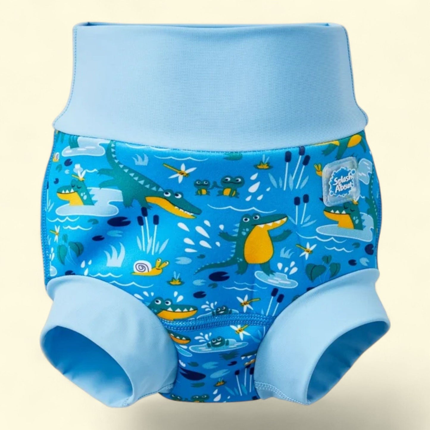 Splash About Happy Nappy Reusable Swim Diaper, Crocodile Swamp, 2-3 Years