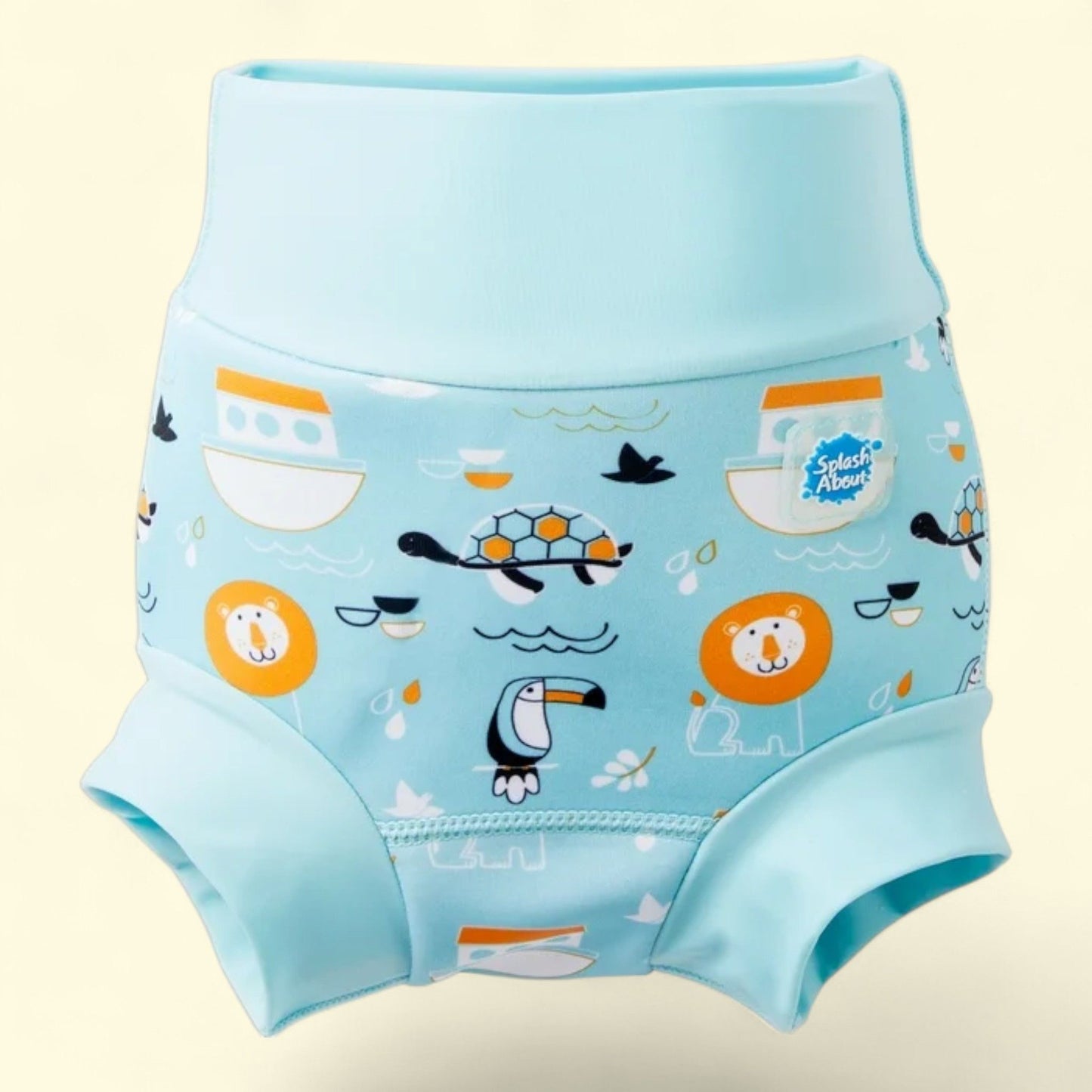 Splash About Happy Nappy Reusable Swim Diaper, Noah's Ark, 0-3 Months