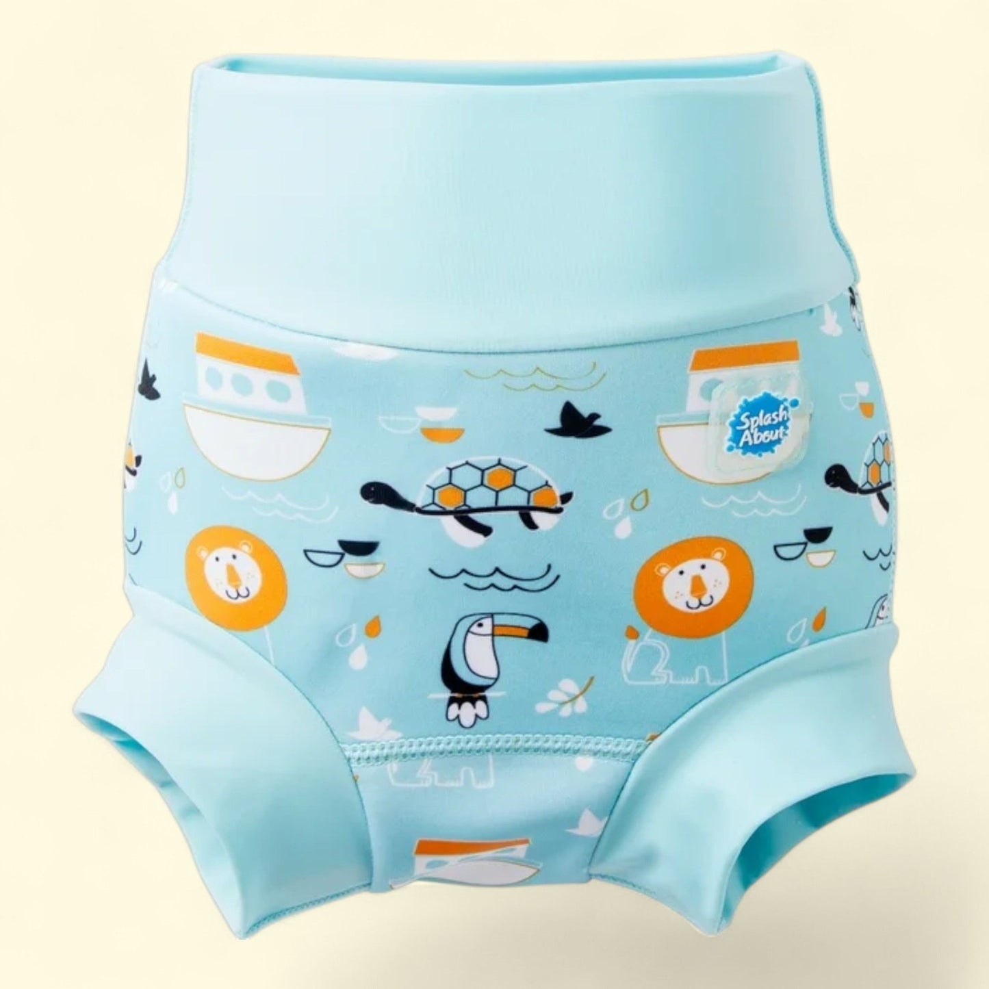 Splash About Happy Nappy Reusable Swim Diaper, Noah's Ark, 6-12 Months