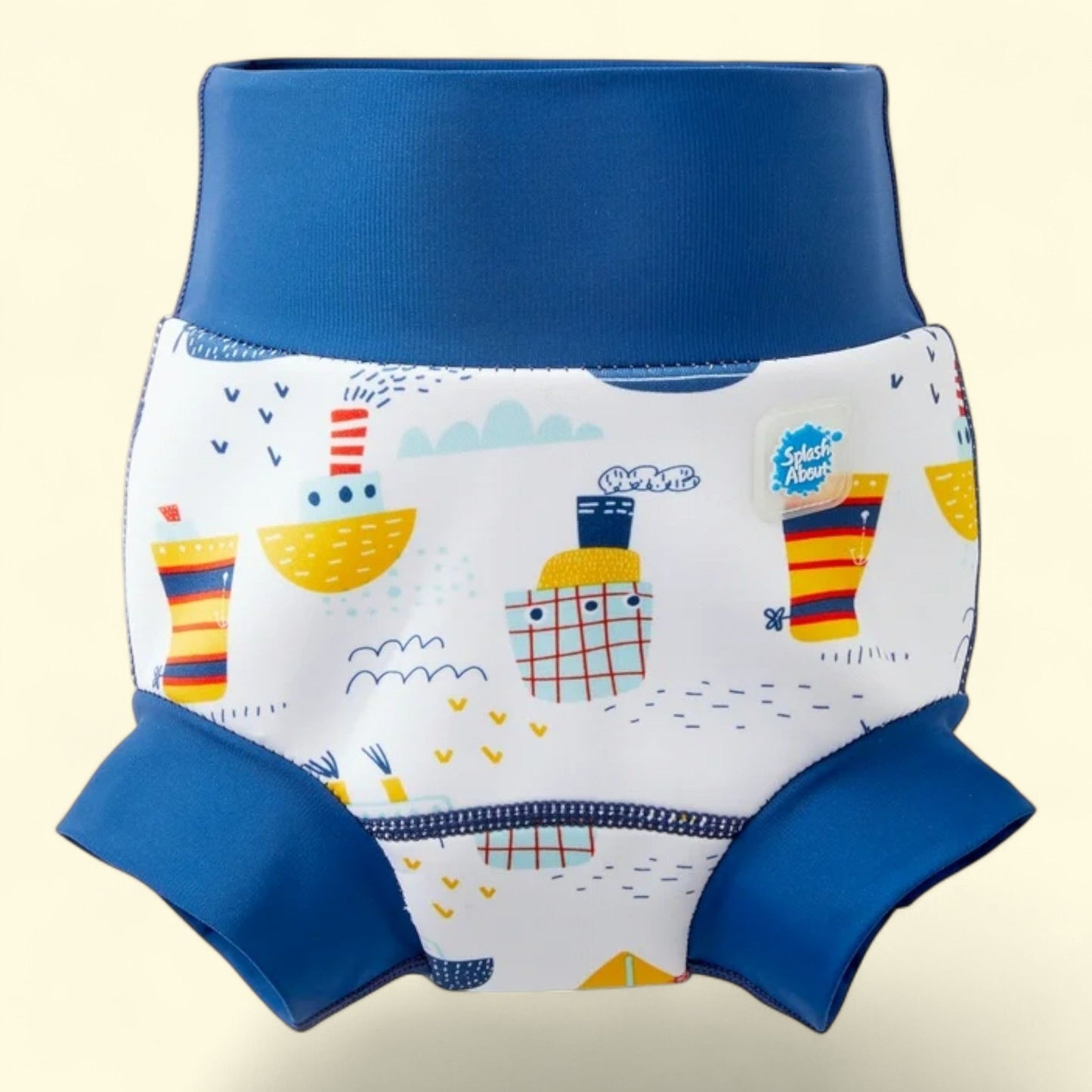 Splash About Happy Nappy Reusable Swim Diaper, Tug Boats, 12-24 Months
