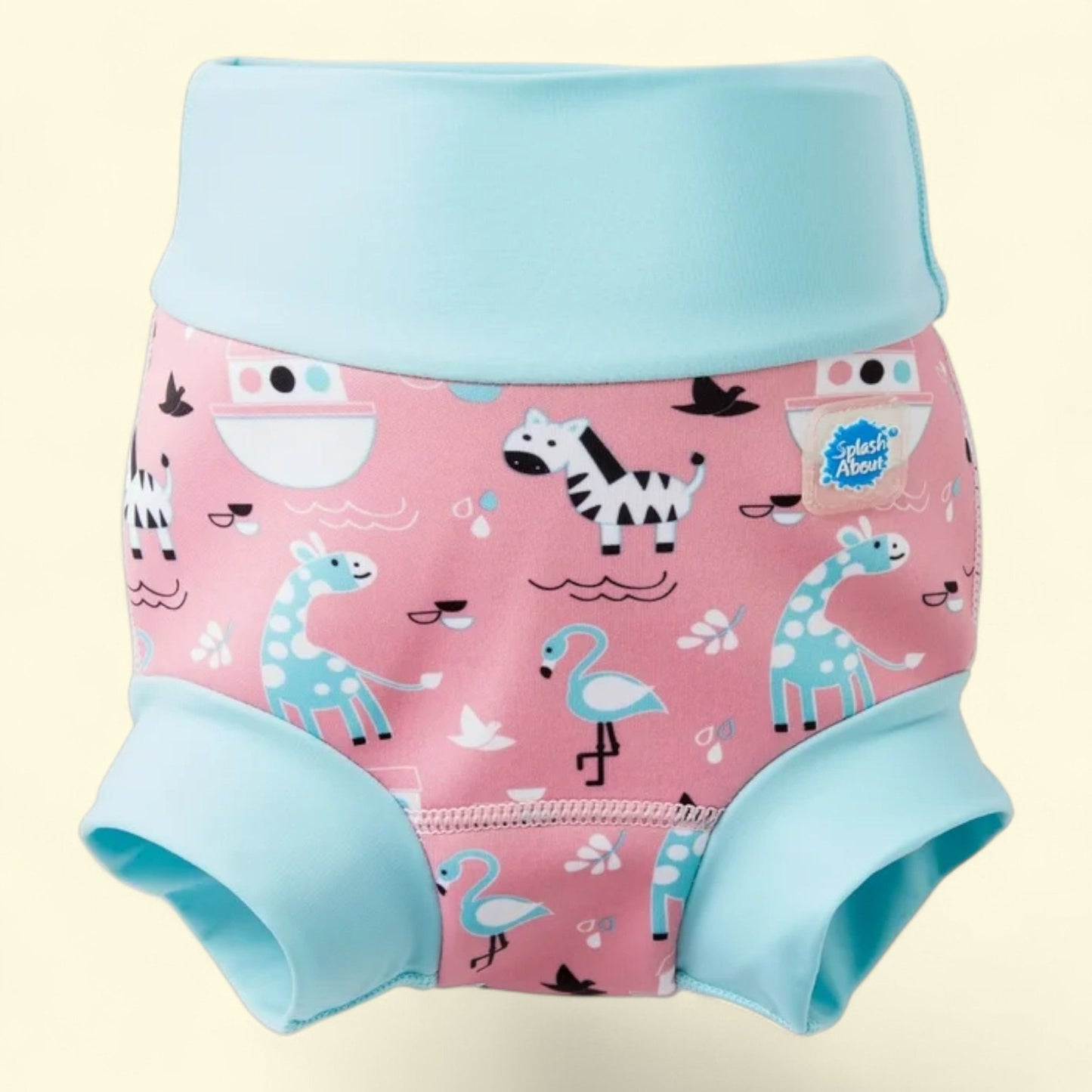 Splash About Happy Nappy Reusable Swim Diaper, Nina's Ark, 12-24 Months