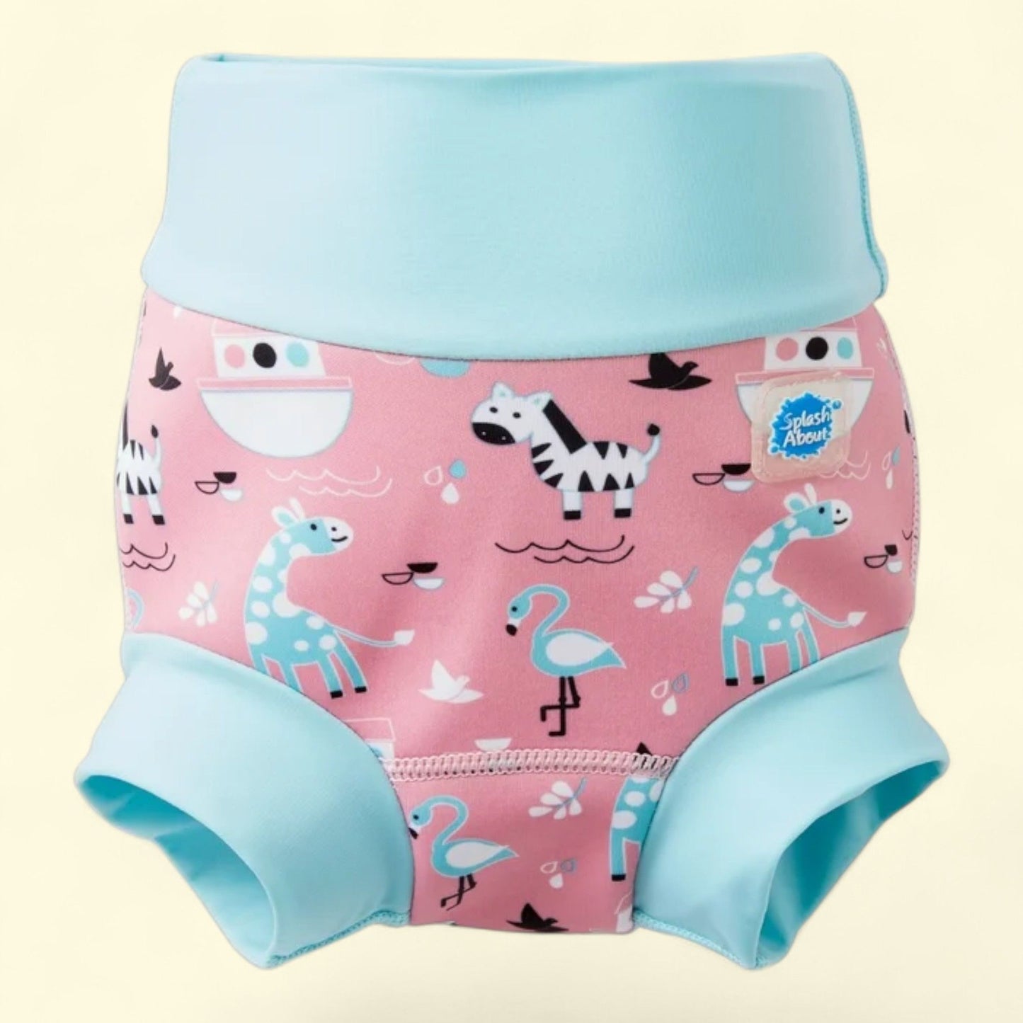 Splash About Happy Nappy Reusable Swim Diaper, Nina's Ark, 2-3 Years