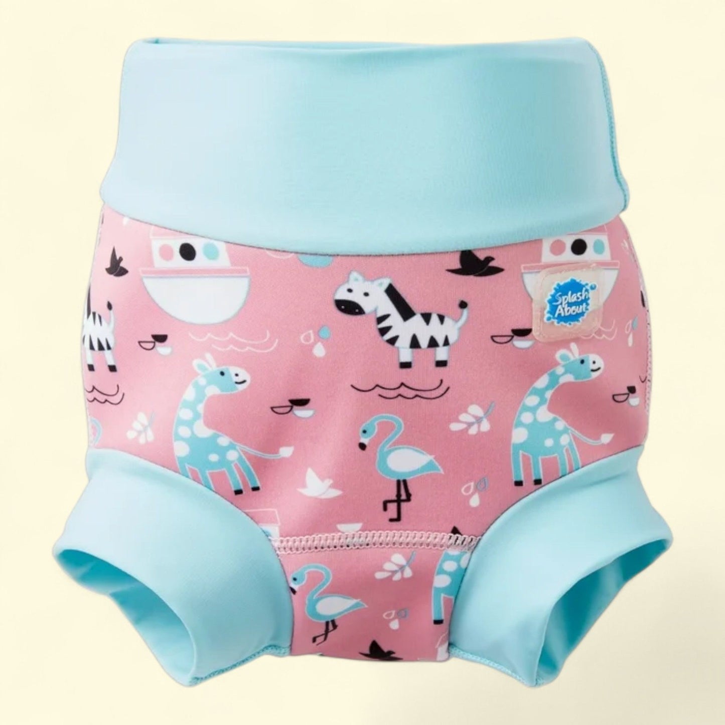 Splash About Happy Nappy Reusable Swim Diaper, Nina's Ark, 3-6 Months