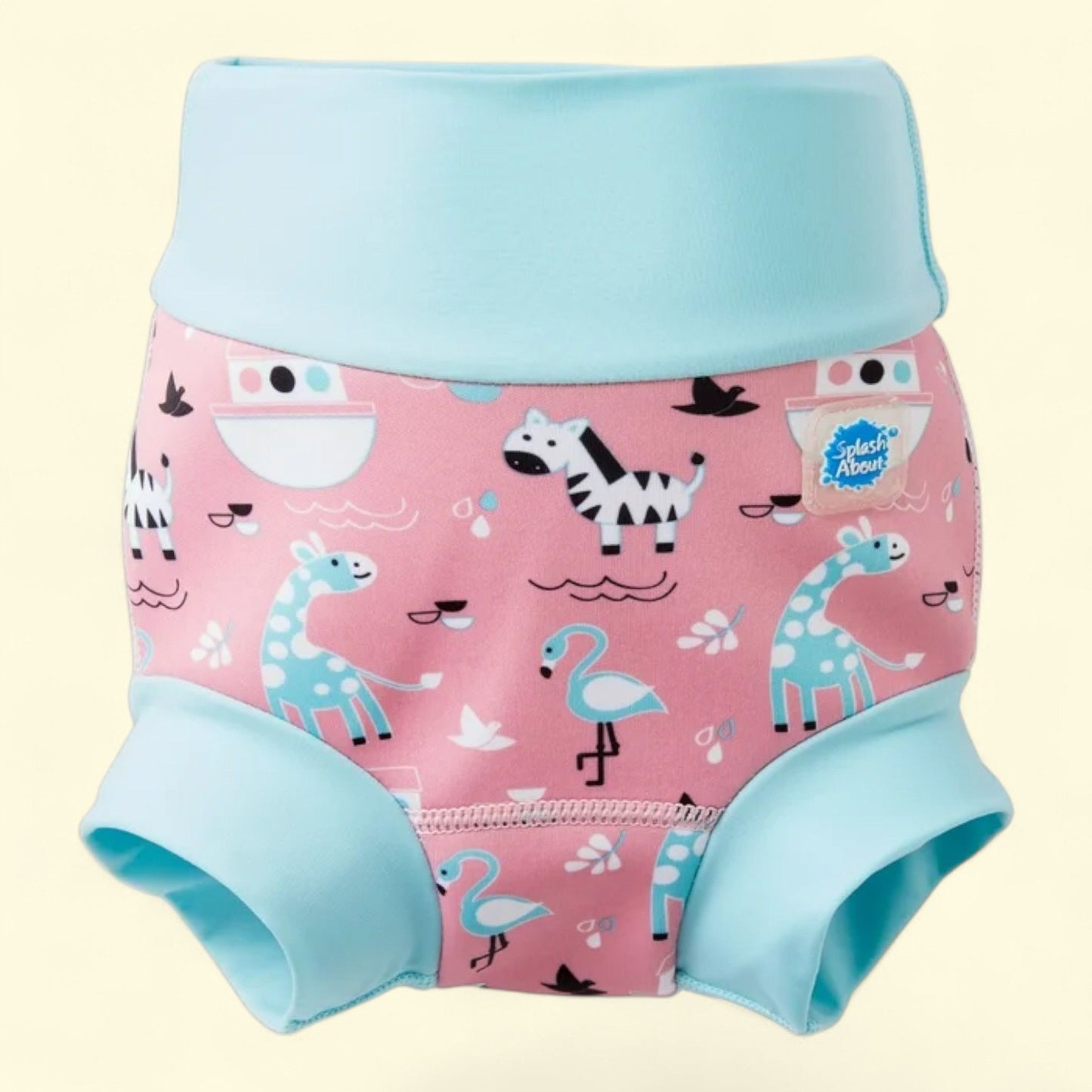 Splash About Happy Nappy Reusable Swim Diaper, Nina's Ark, 6-12 Months