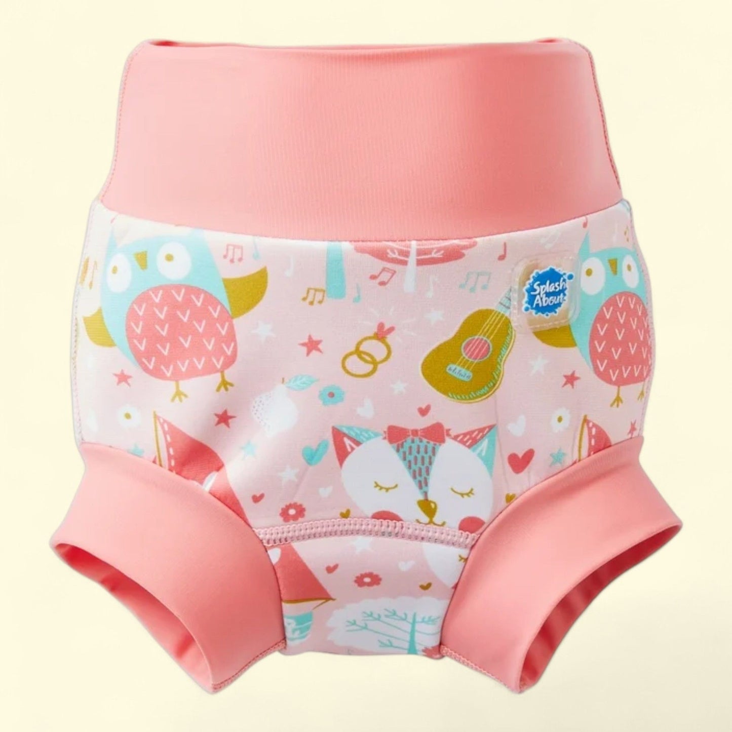 Splash About Happy Nappy Reusable Swim Diaper, Owl & The Pussycat, 0-3 Months