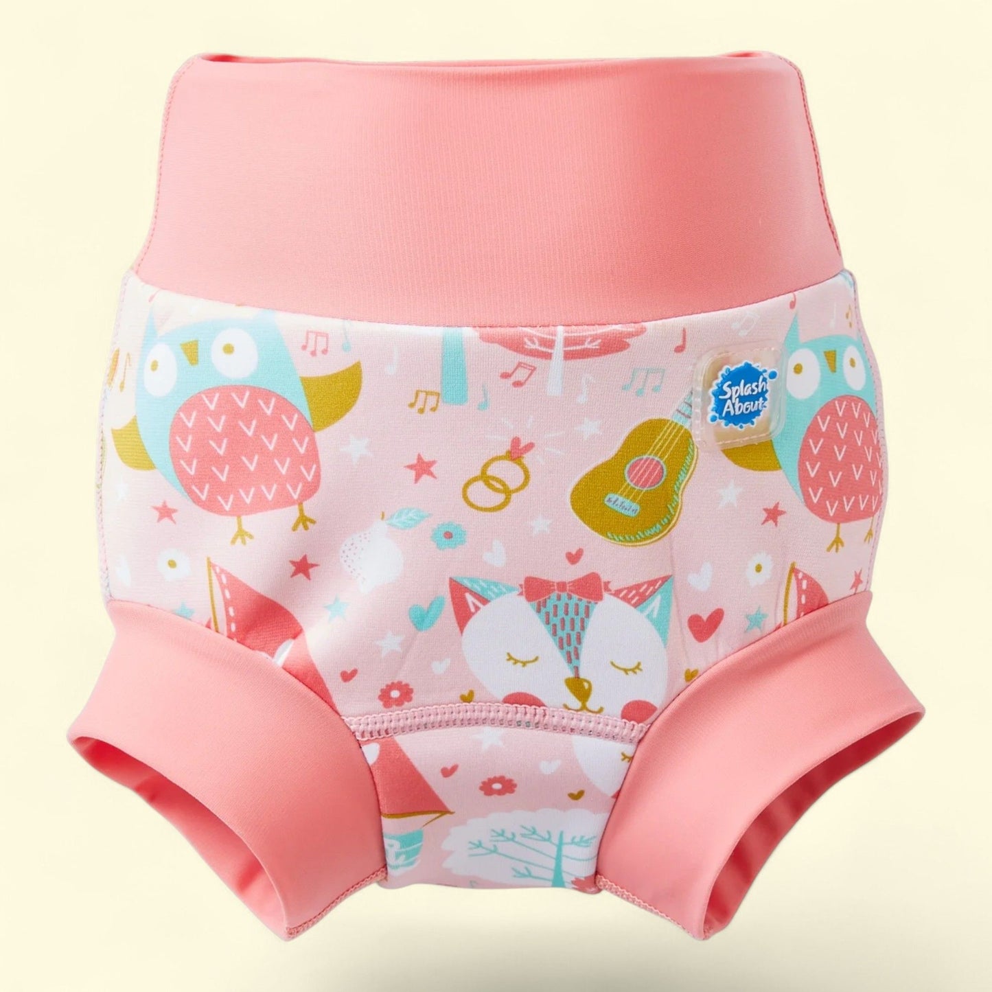 Splash About Happy Nappy Reusable Swim Diaper, Owl & The Pussycat, 3-6 Months