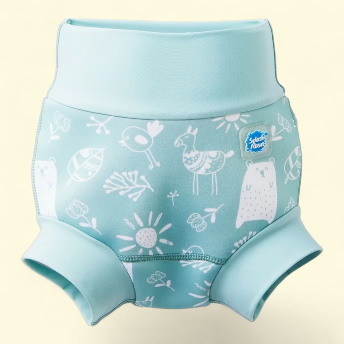 Splash About Happy Nappy Reusable Swim Diaper, Sunny Bear, 0-3 Months