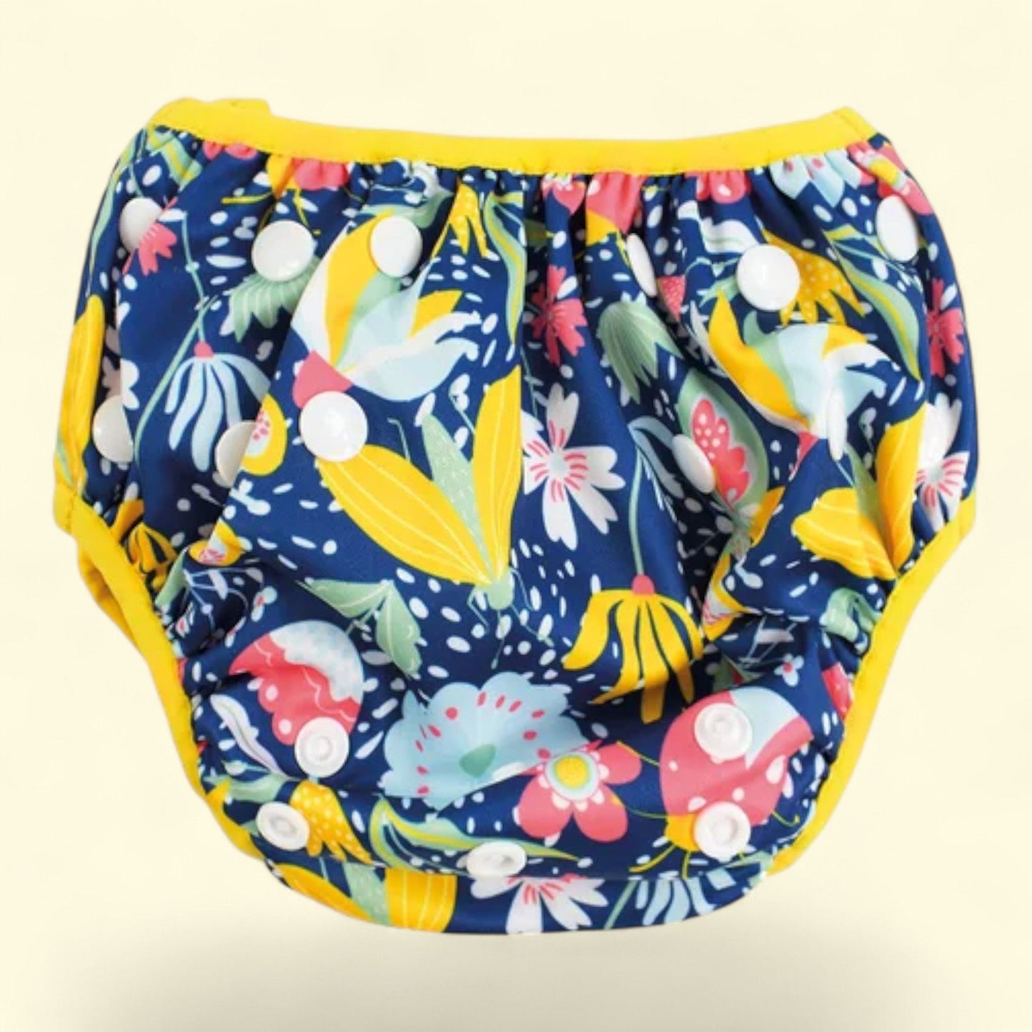 Splash About Size Adjustable Swim Diaper, Garden Delight 1-3 Years