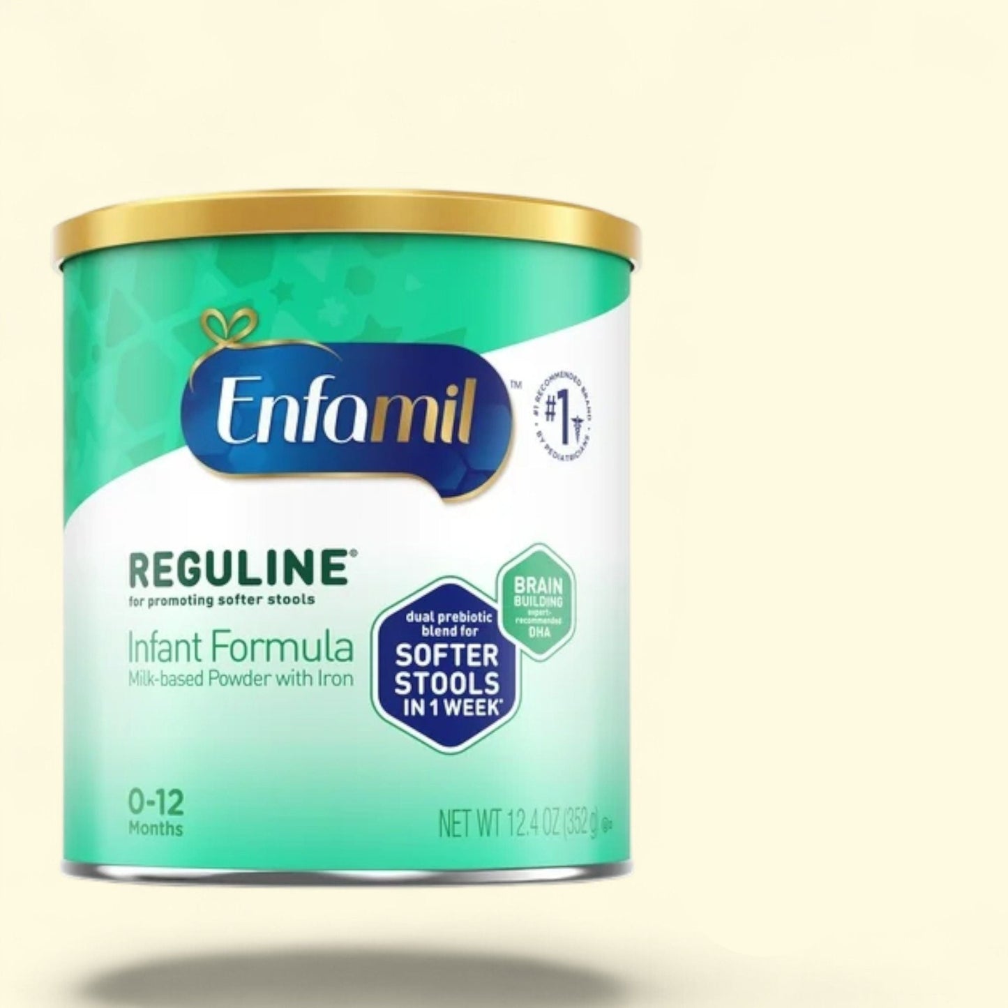 Lait en poudre pour bébés Enfamil Reguline, boîte de 350 g