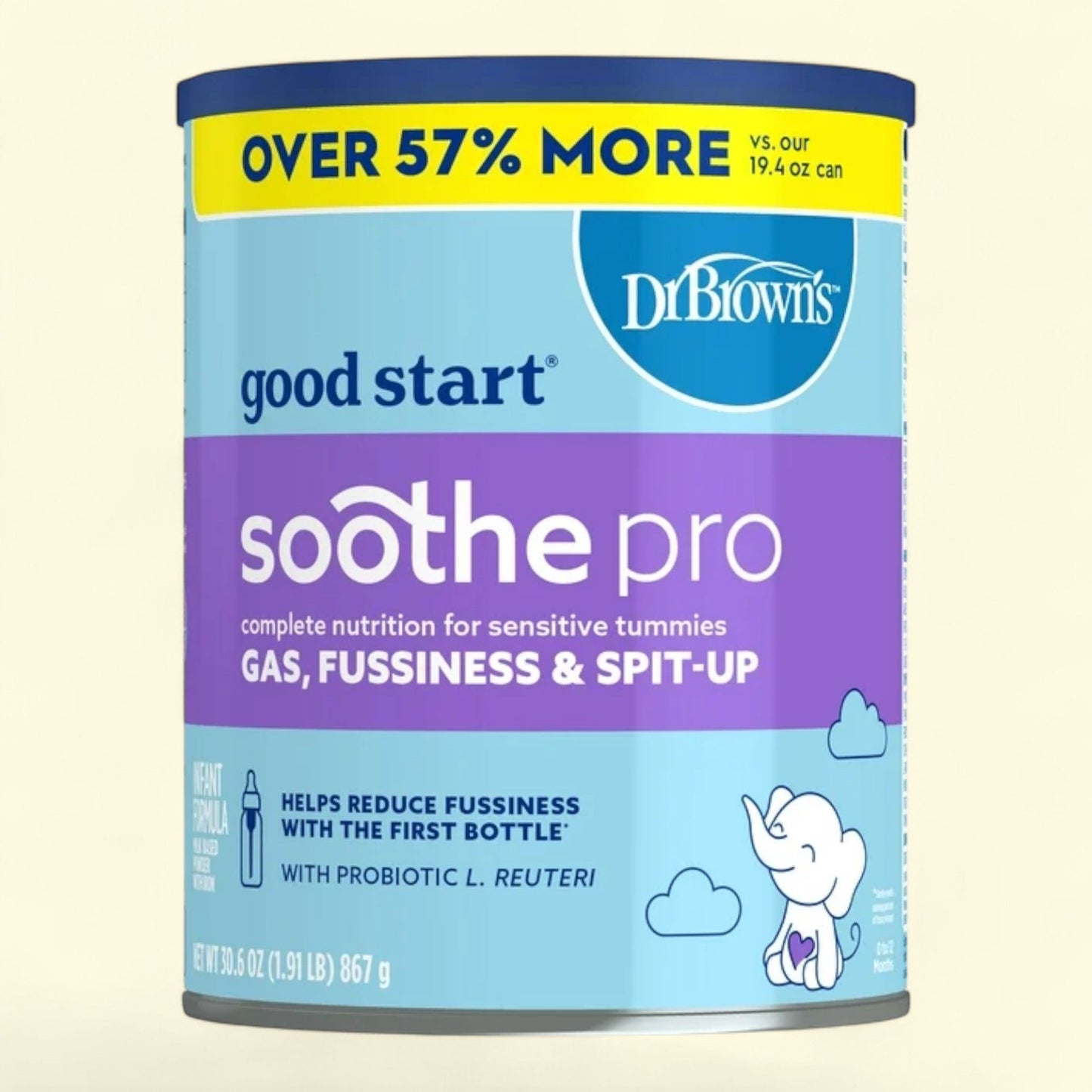 Dr. Brown's Soothe Pro Baby Formula, 30.6 oz