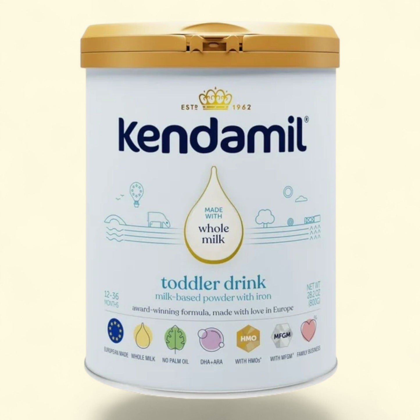 Kendamil Classic Toddler Formula Powder, 28.2oz