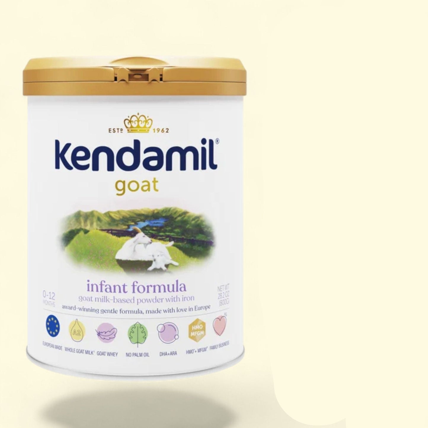 Kendamil Goat Baby Formula Powder, 28.2oz