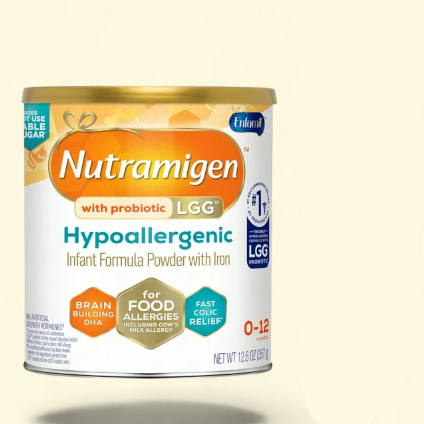 Nutramigen with Probiotic LGG Baby Formula, 12.6 oz Can