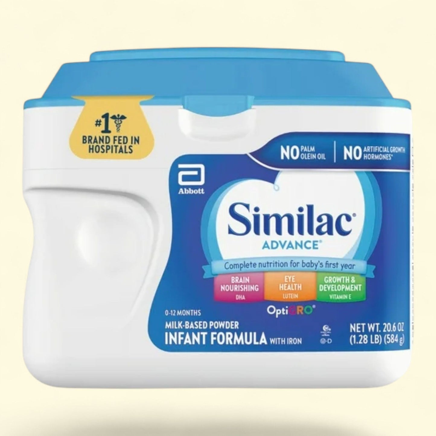 Similac Advance Powder Baby Formula, 20.6-oz Tub