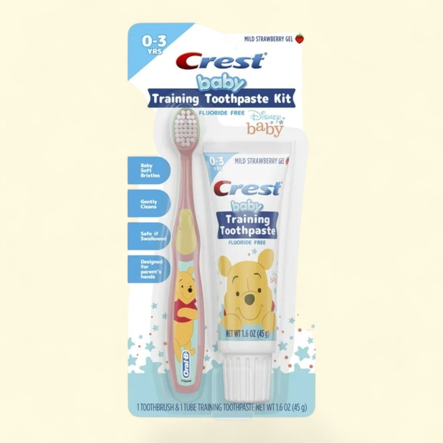 Crest Training Toothpaste and Toothbrush Bundle for Kids, 1.6 oz