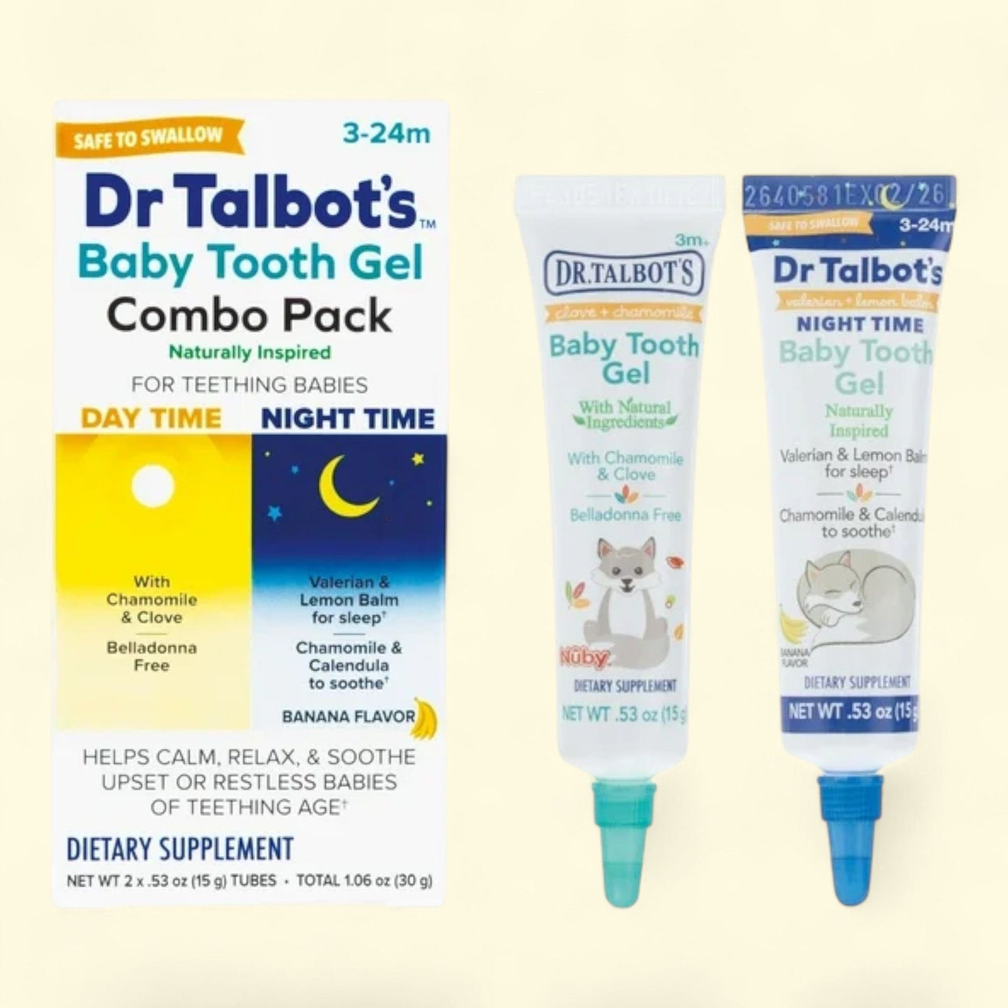 Dr. Talbot's Baby Tooth Gel, 2pk