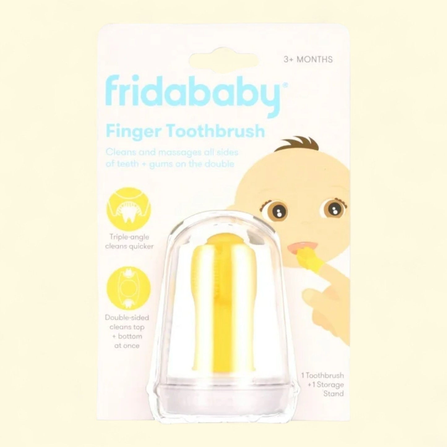Frida Baby SmileFrida Finger Toothbrush, 3+ months