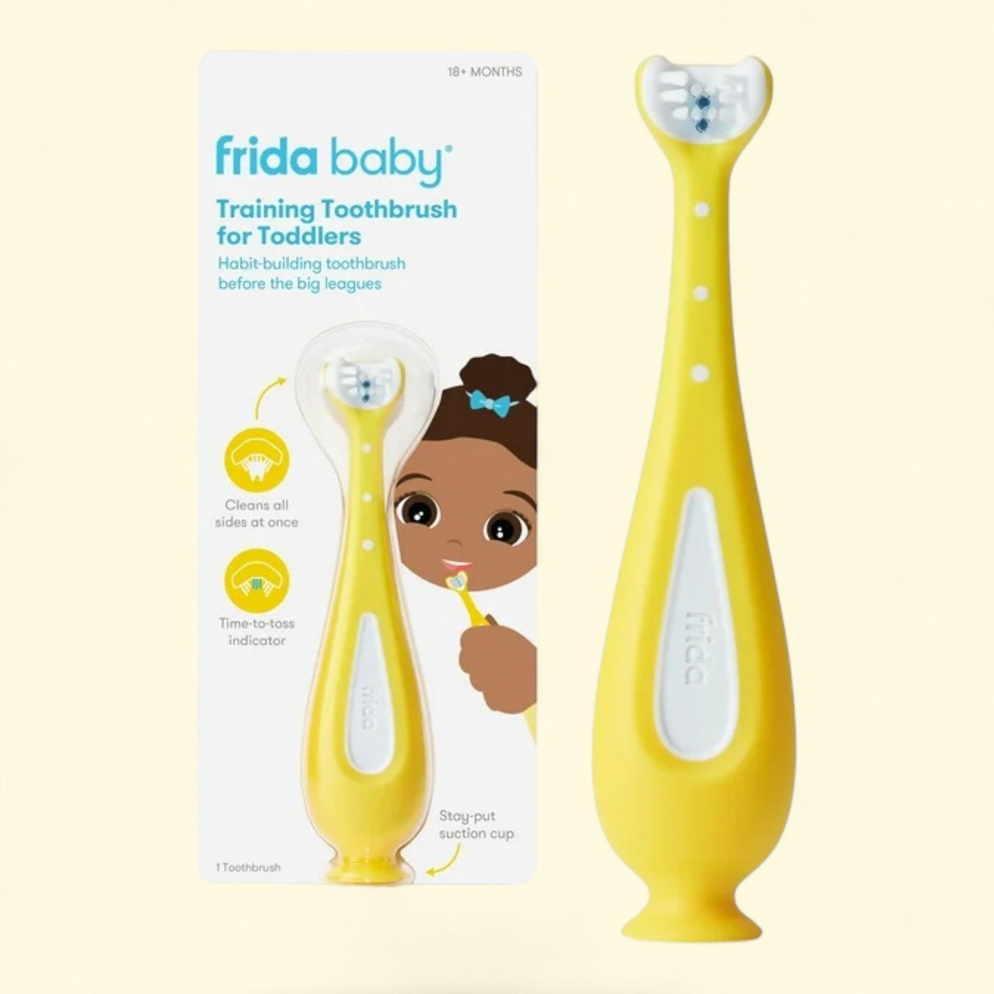 Fridababy SmileFrida Toddler Toothbrush, 18+ months